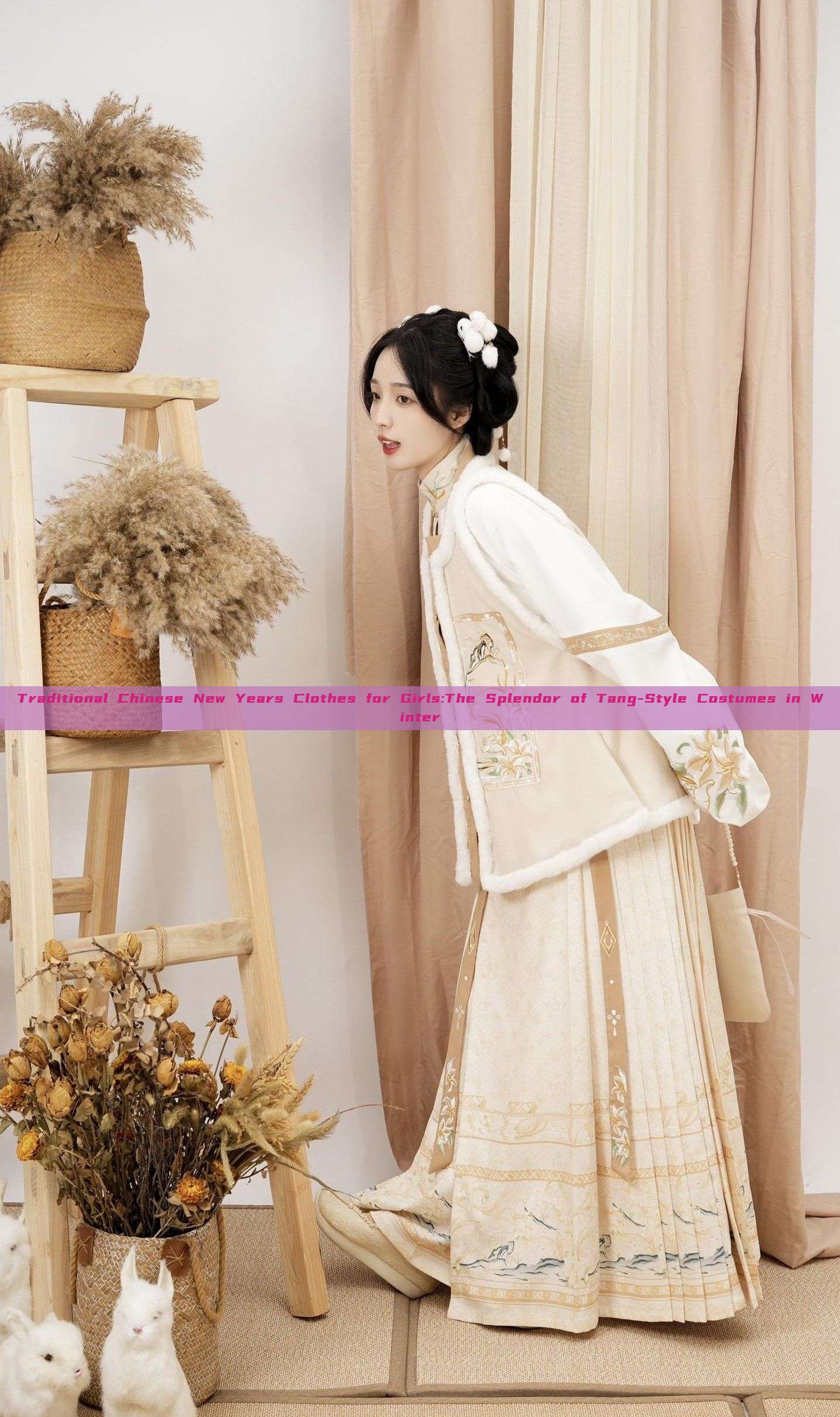 Traditional Chinese New Years Clothes for Girls:The Splendor of Tang-Style Costumes in Winter Traditional Chinese New Years Clothes for Girls:The Splendor of Tang-Style Costumes in Winter