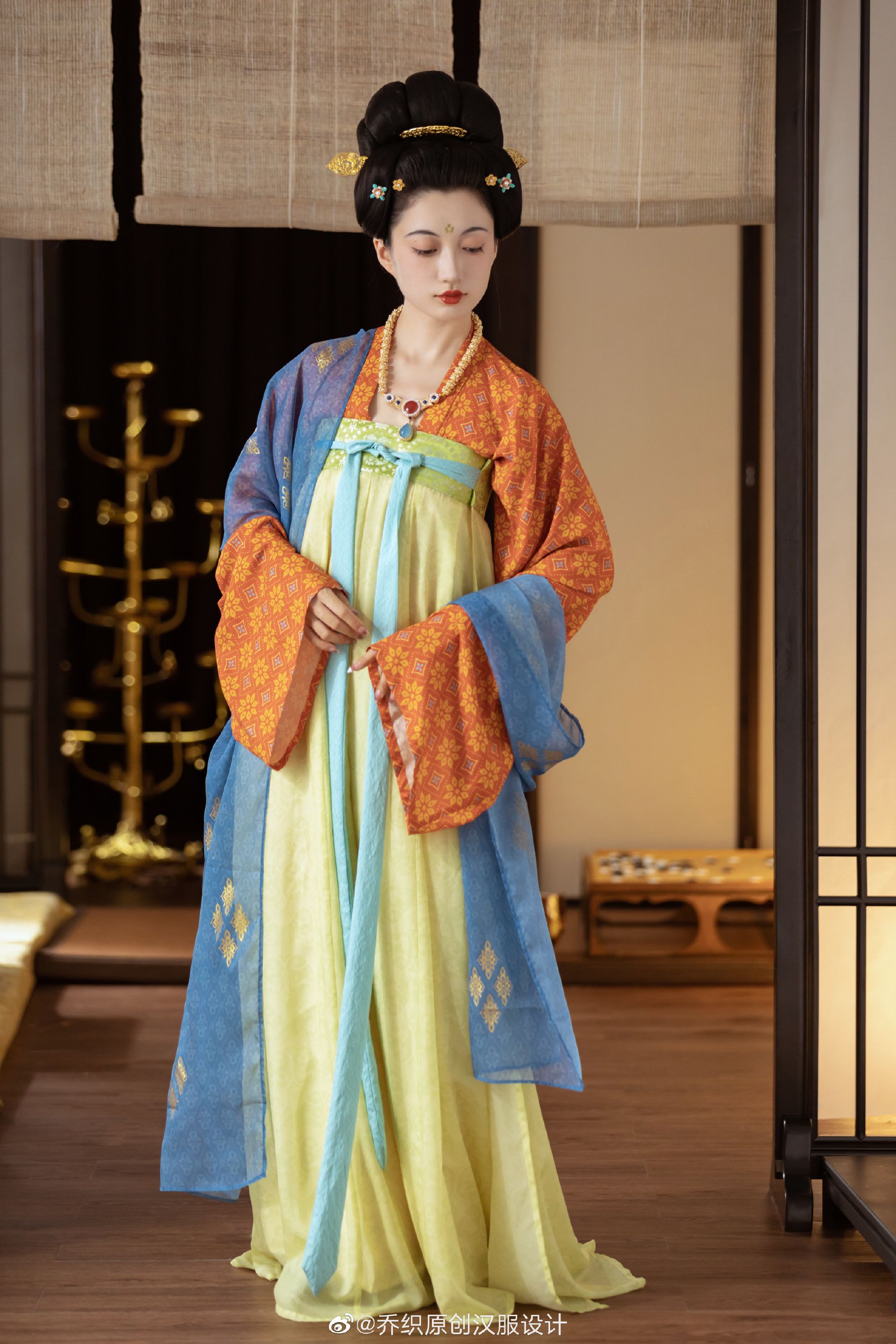 Summer in a Bloom:Little Girls Cheongsam Skirts Made of Cotton Summer in a Bloom:Little Girls Cheongsam Skirts Made of Cotton
