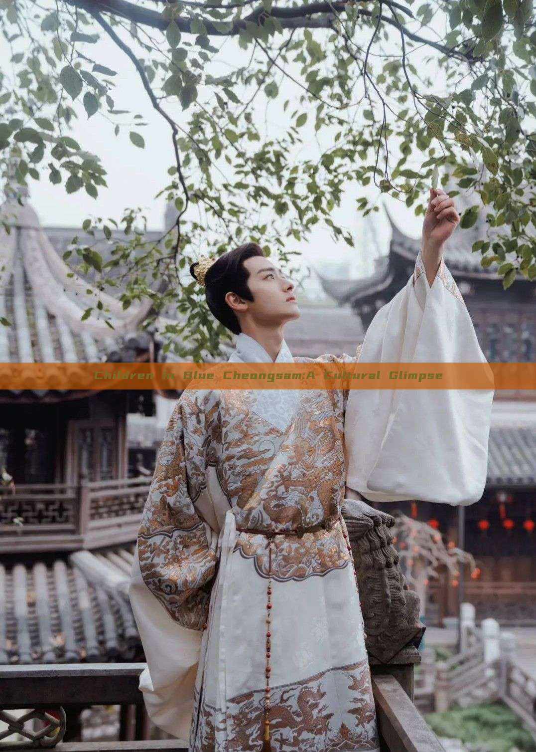 Children in Blue Cheongsam:A Cultural Glimpse Children in Blue Cheongsam:A Cultural Glimpse