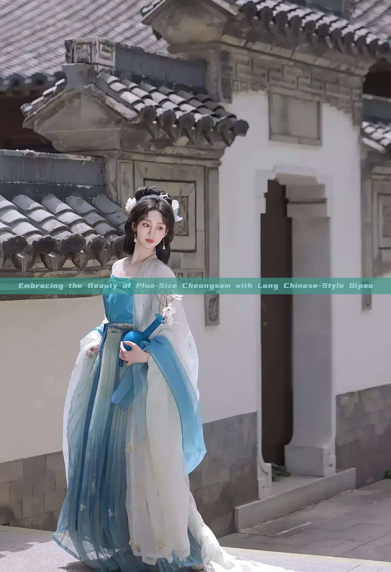 Embracing the Beauty of Plus-Size Cheongsam with Long Chinese-Style Qipao Embracing the Beauty of Plus-Size Cheongsam with Long Chinese-Style Qipao