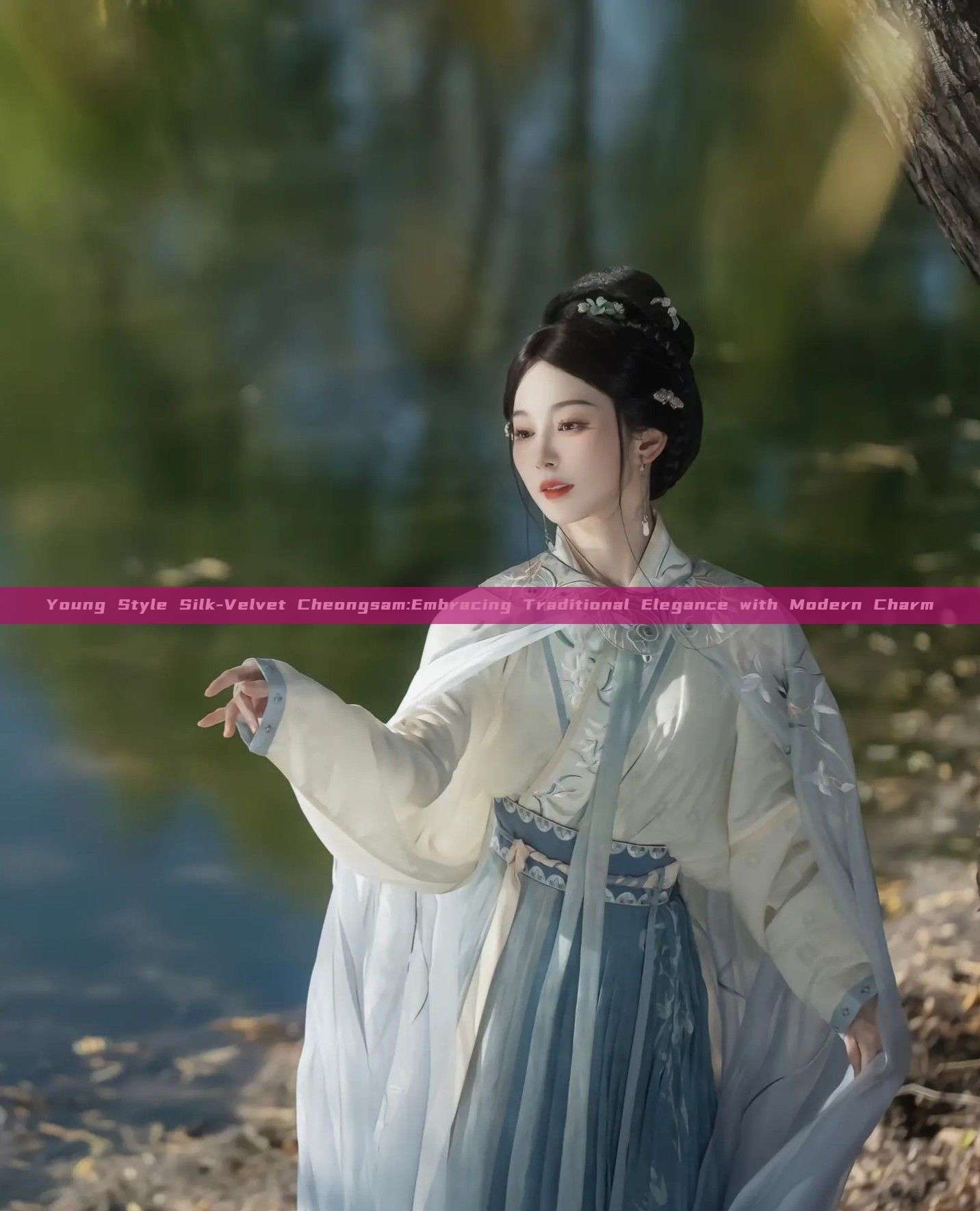 Young Style Silk-Velvet Cheongsam:Embracing Traditional Elegance with Modern Charm Young Style Silk-Velvet Cheongsam:Embracing Traditional Elegance with Modern Charm