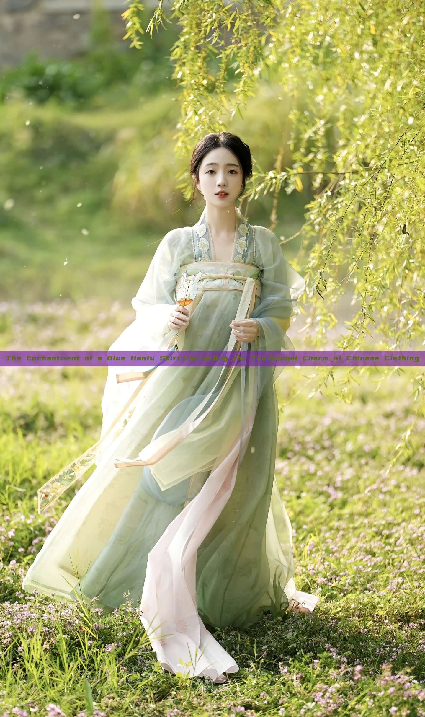 The Enchantment of a Blue Hanfu Skirt:Unraveling the Traditional Charm of Chinese Clothing The Enchantment of a Blue Hanfu Skirt:Unraveling the Traditional Charm of Chinese Clothing