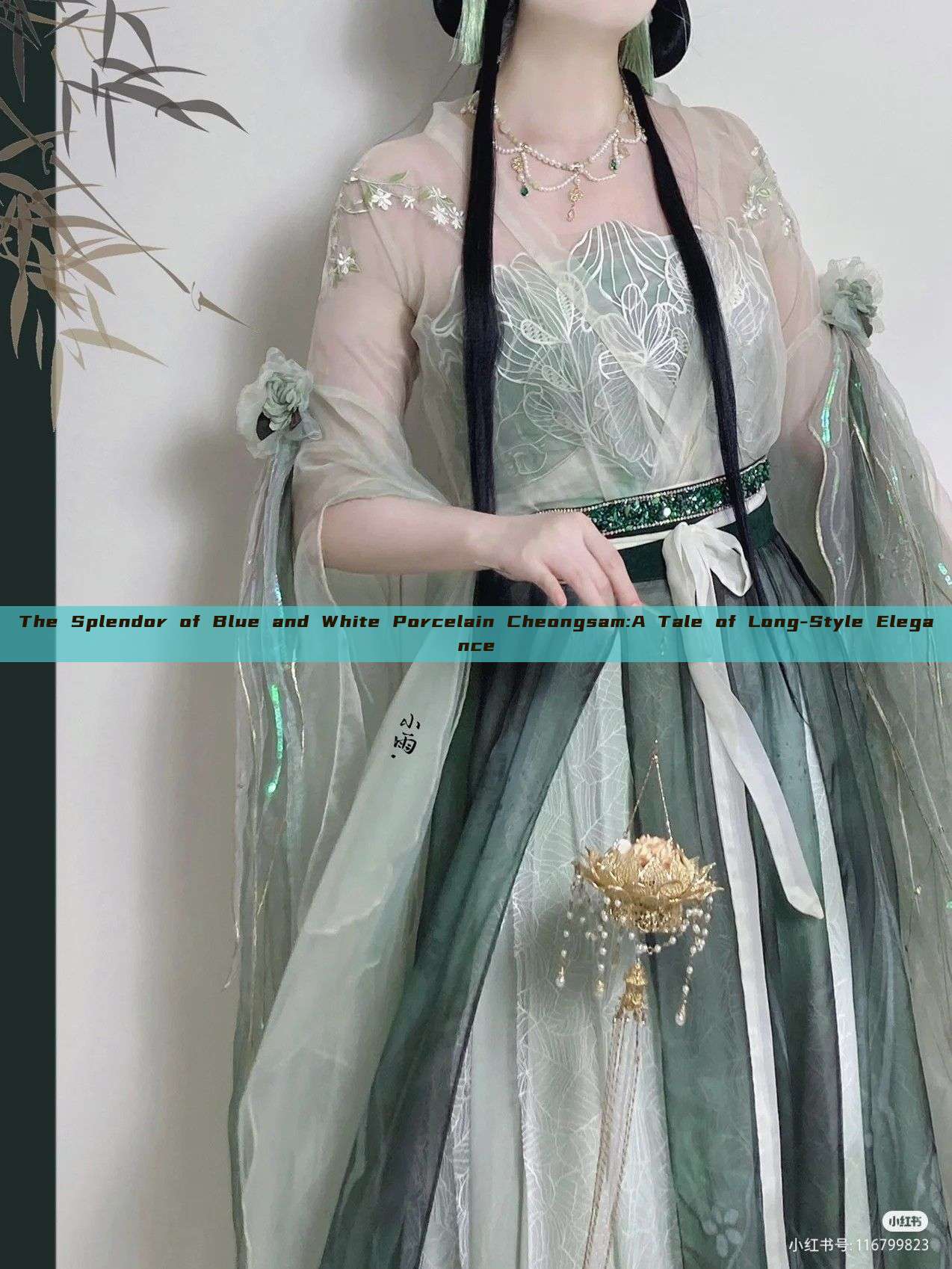 The Splendor of Blue and White Porcelain Cheongsam:A Tale of Long-Style Elegance The Splendor of Blue and White Porcelain Cheongsam:A Tale of Long-Style Elegance