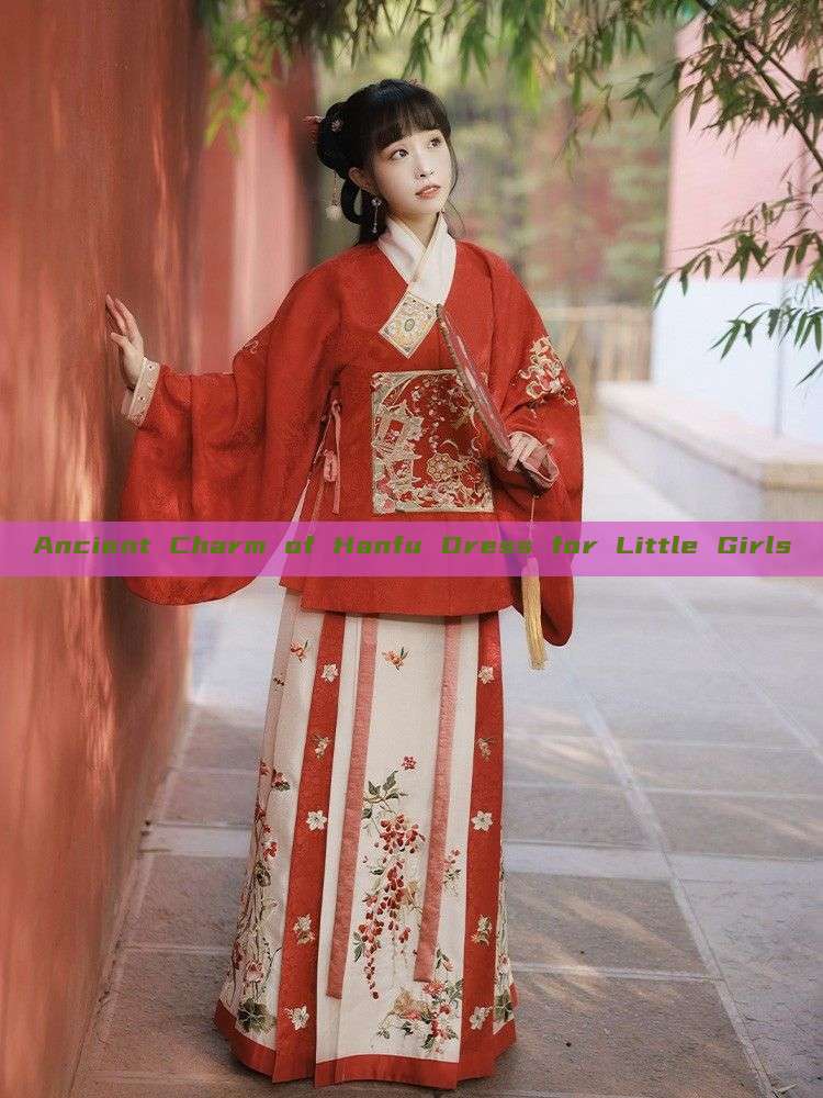 Ancient Charm of Hanfu Dress for Little Girls Ancient Charm of Hanfu Dress for Little Girls