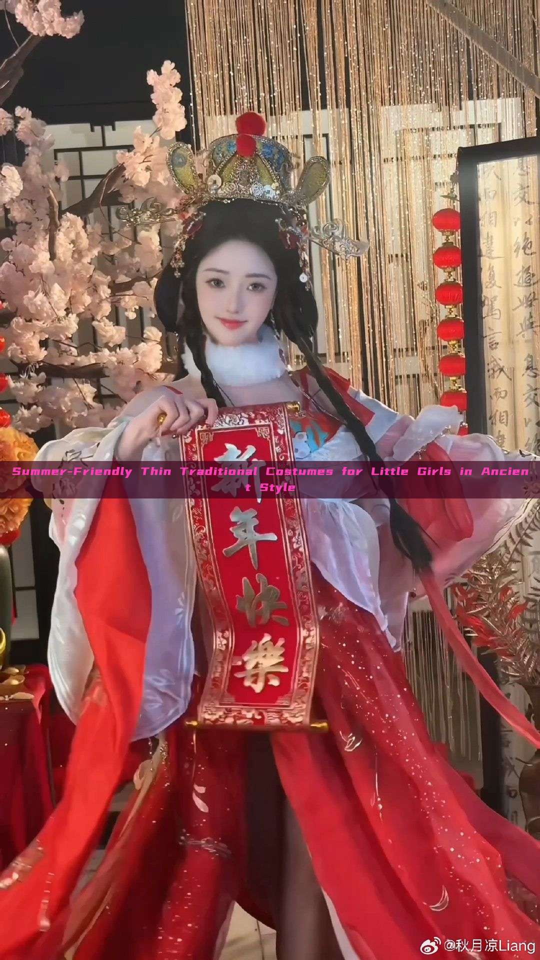 Summer-Friendly Thin Traditional Costumes for Little Girls in Ancient Style Summer-Friendly Thin Traditional Costumes for Little Girls in Ancient Style