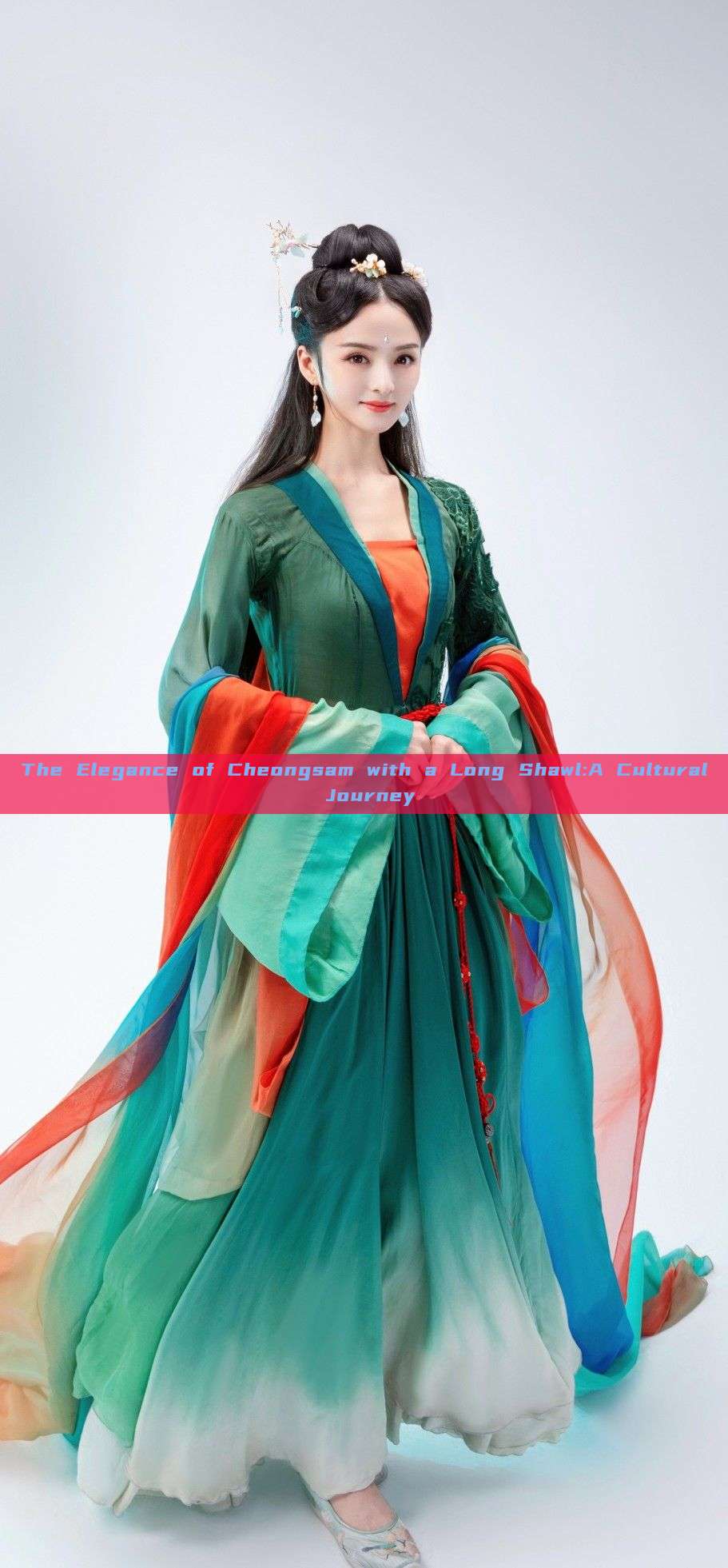 The Elegance of Cheongsam with a Long Shawl:A Cultural Journey The Elegance of Cheongsam with a Long Shawl:A Cultural Journey