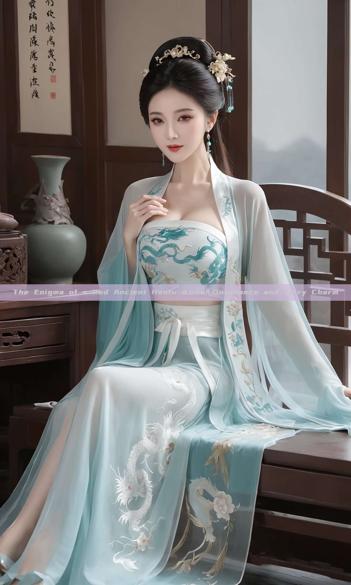The Enigma of a Red Ancient Hanfu Woman:Dominance and Fairy Charm The Enigma of a Red Ancient Hanfu Woman:Dominance and Fairy Charm