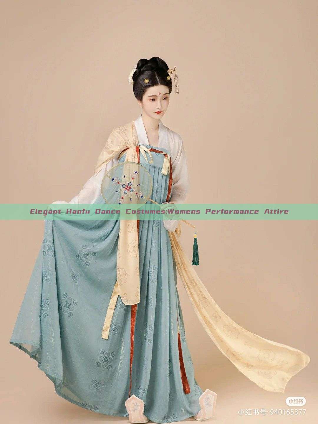 Elegant Hanfu Dance Costumes:Womens Performance Attire Elegant Hanfu Dance Costumes:Womens Performance Attire