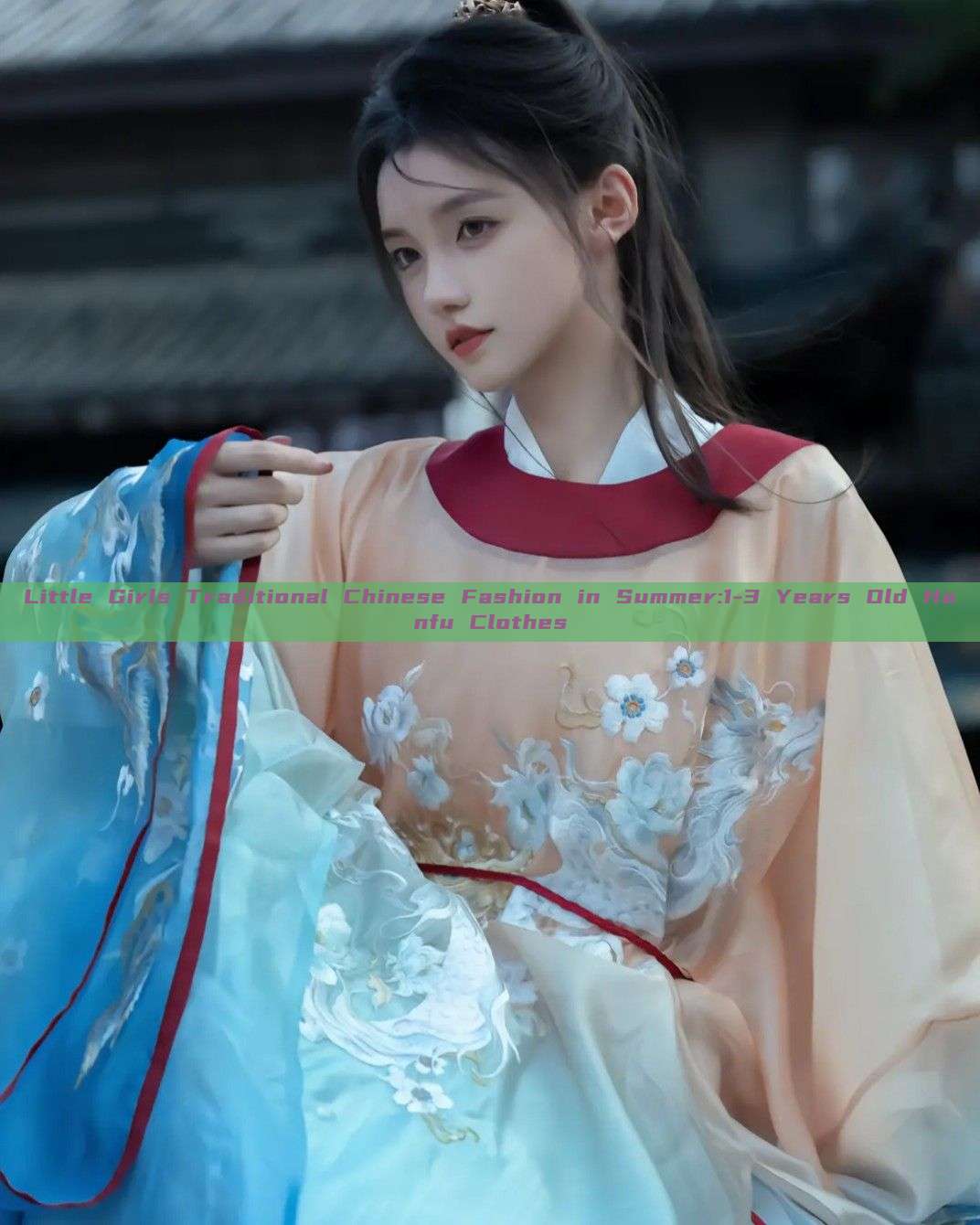 Little Girls Traditional Chinese Fashion in Summer:1-3 Years Old Hanfu Clothes Little Girls Traditional Chinese Fashion in Summer:1-3 Years Old Hanfu Clothes