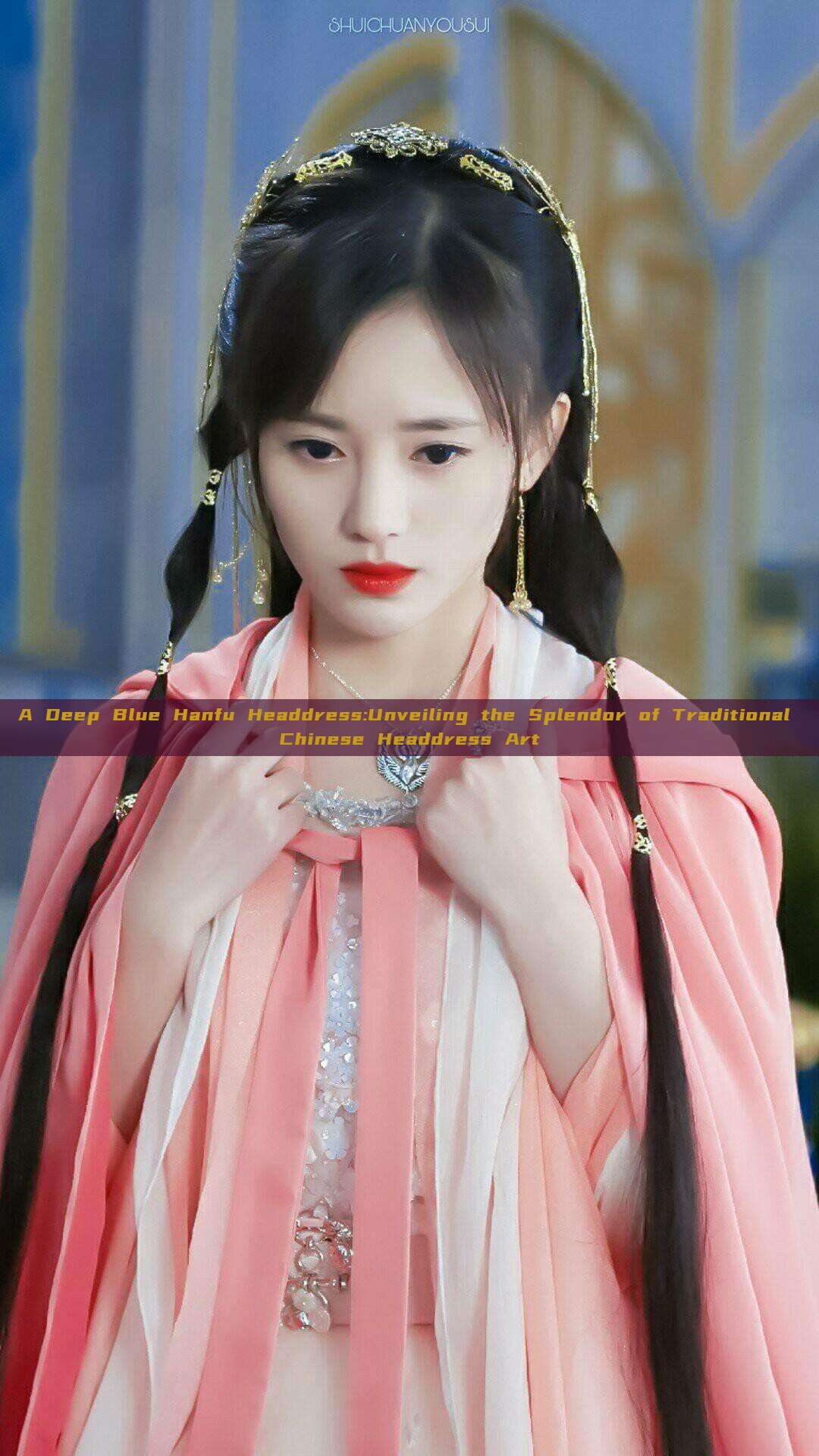 A Deep Blue Hanfu Headdress:Unveiling the Splendor of Traditional Chinese Headdress Art A Deep Blue Hanfu Headdress:Unveiling the Splendor of Traditional Chinese Headdress Art