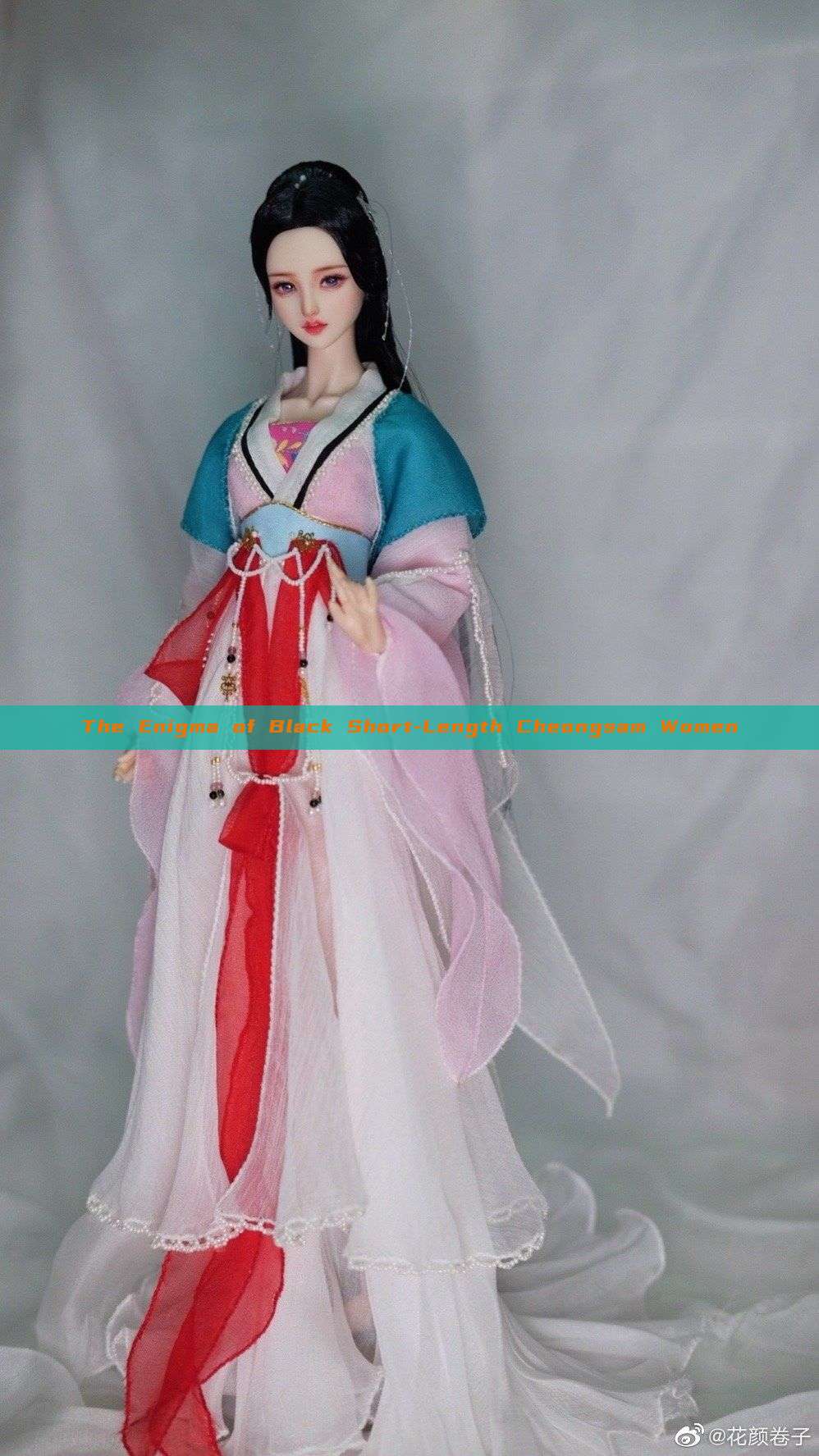 The Enigma of Black Short-Length Cheongsam Women The Enigma of Black Short-Length Cheongsam Women