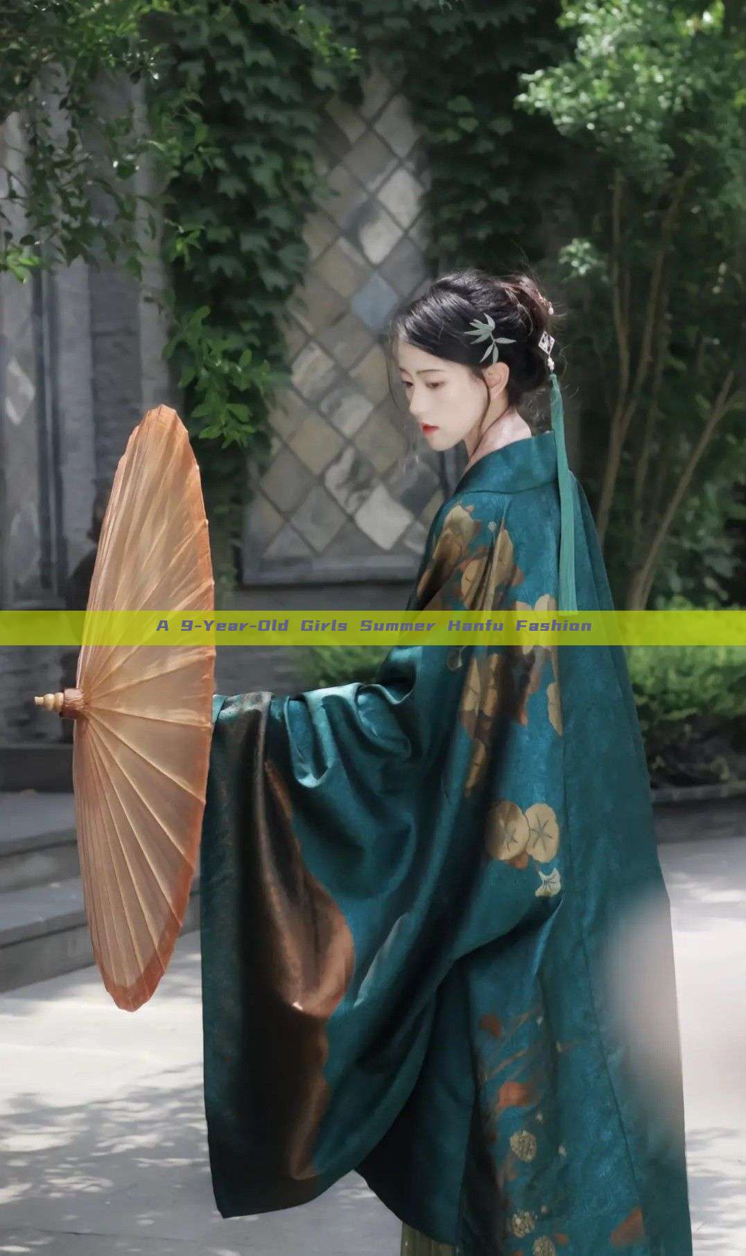 A 9-Year-Old Girls Summer Hanfu Fashion A 9-Year-Old Girls Summer Hanfu Fashion
