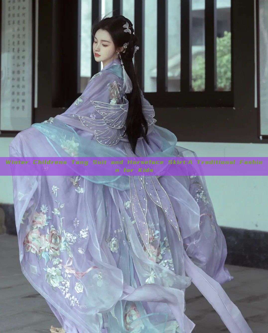 Winter Childrens Tang Suit and Horseface Skirt:A Traditional Fashion for Kids Winter Childrens Tang Suit and Horseface Skirt:A Traditional Fashion for Kids