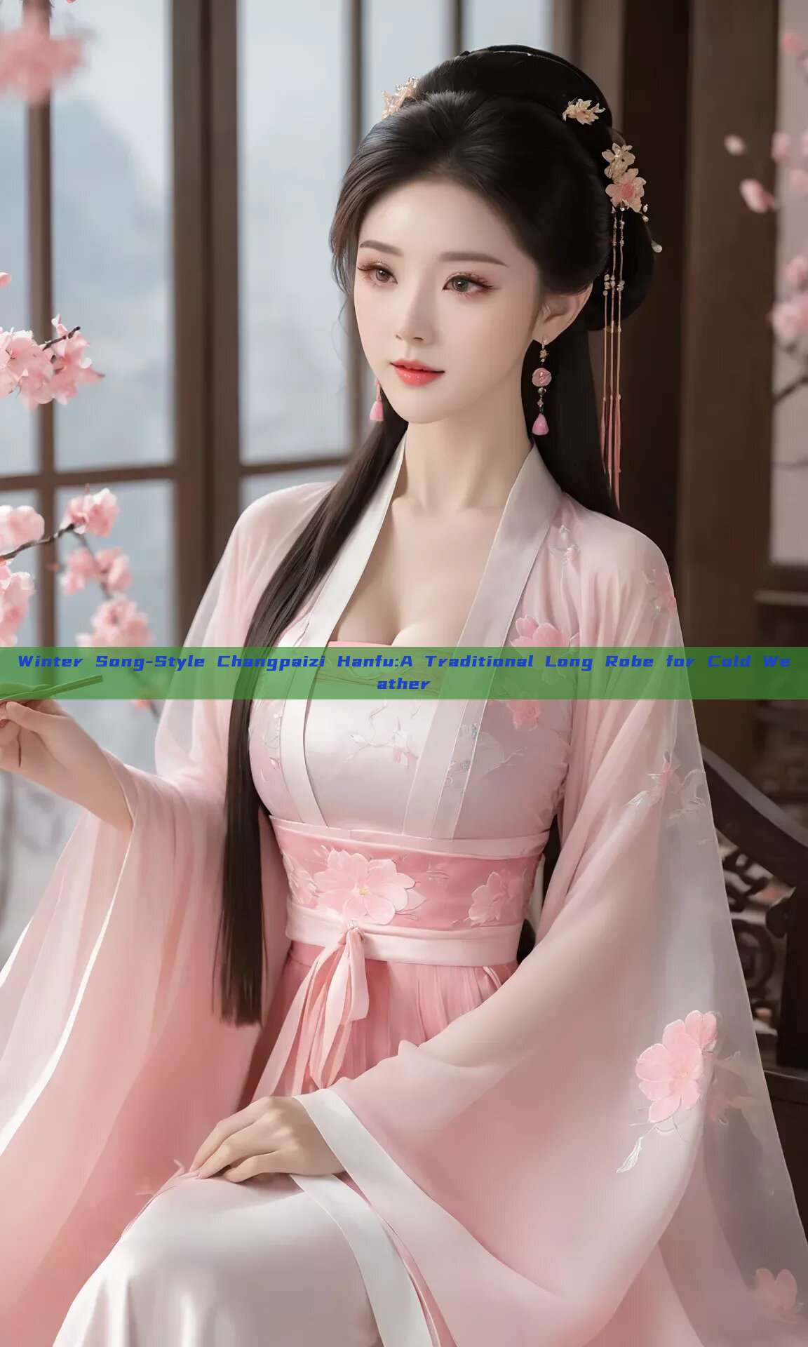 Winter Song-Style Changpaizi Hanfu:A Traditional Long Robe for Cold Weather Winter Song-Style Changpaizi Hanfu:A Traditional Long Robe for Cold Weather