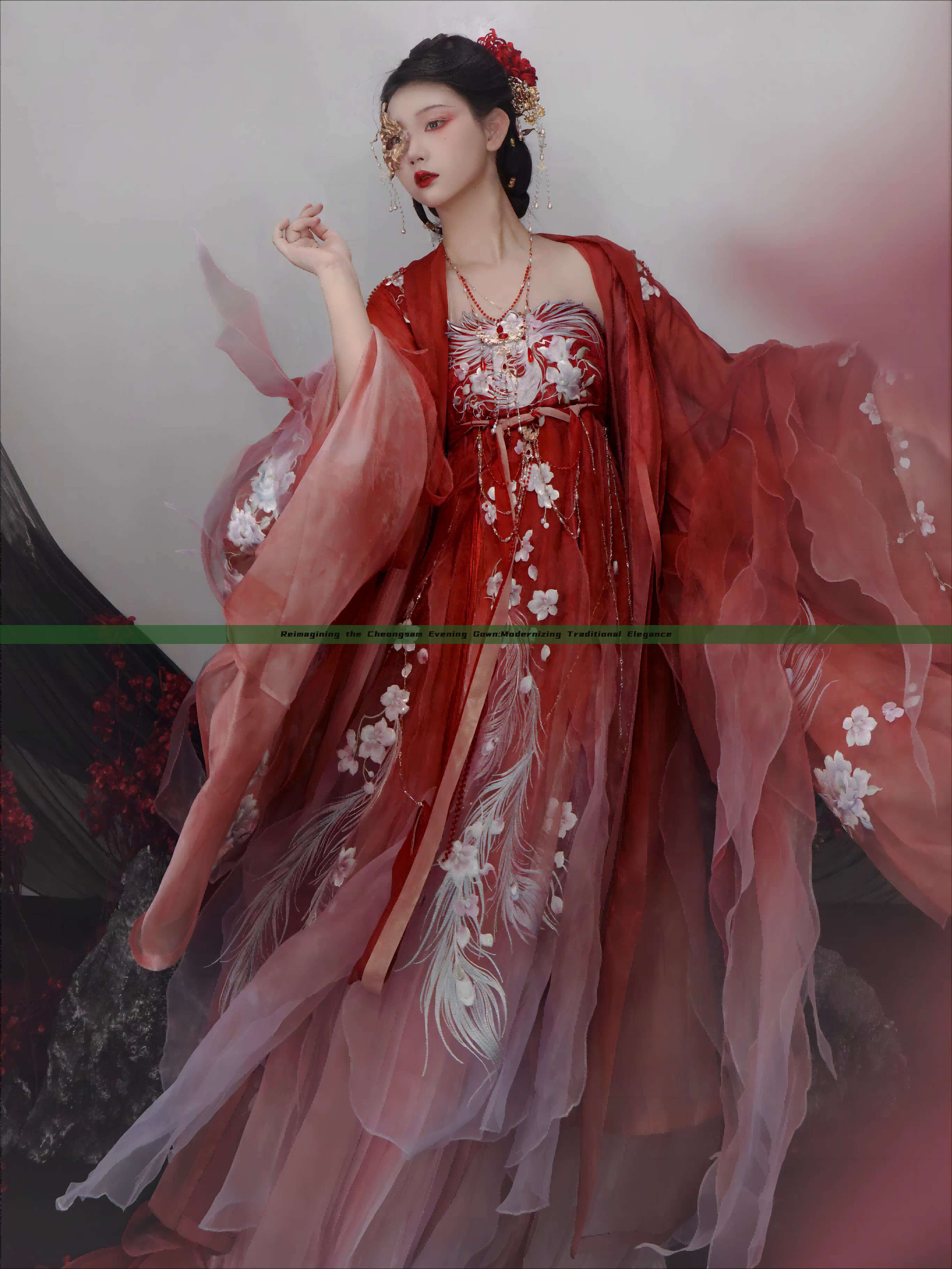 Reimagining the Cheongsam Evening Gown:Modernizing Traditional Elegance