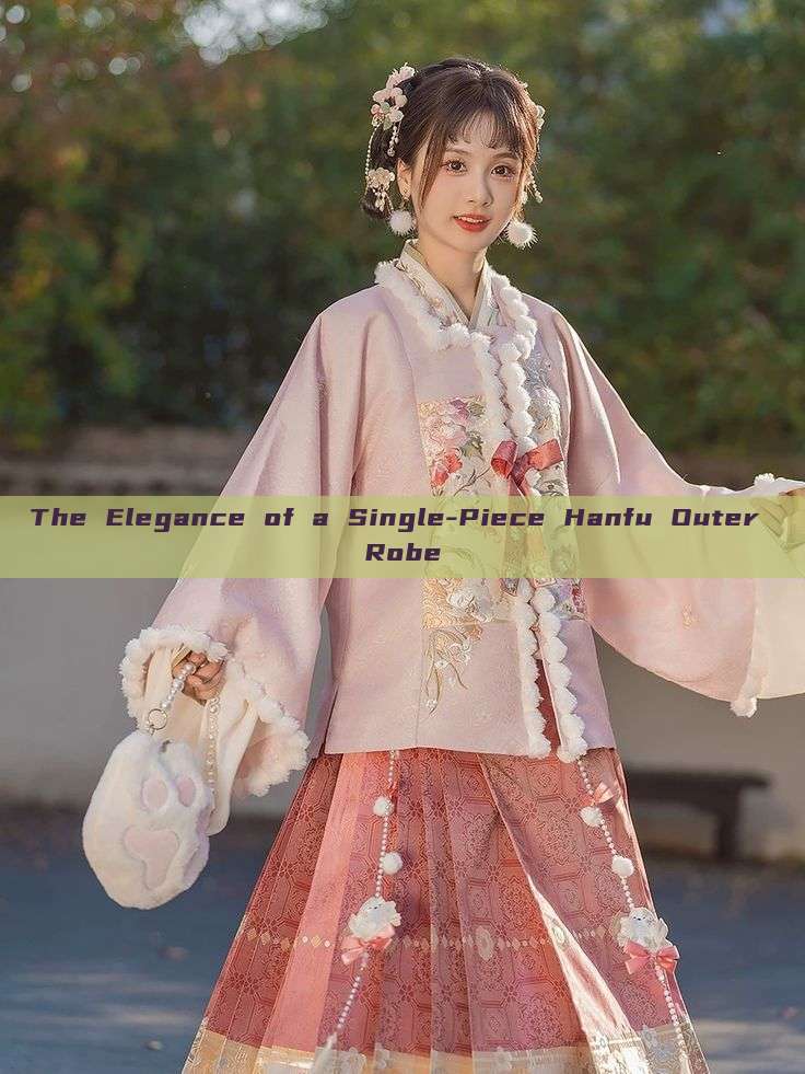 The Elegance of a Single-Piece Hanfu Outer Robe