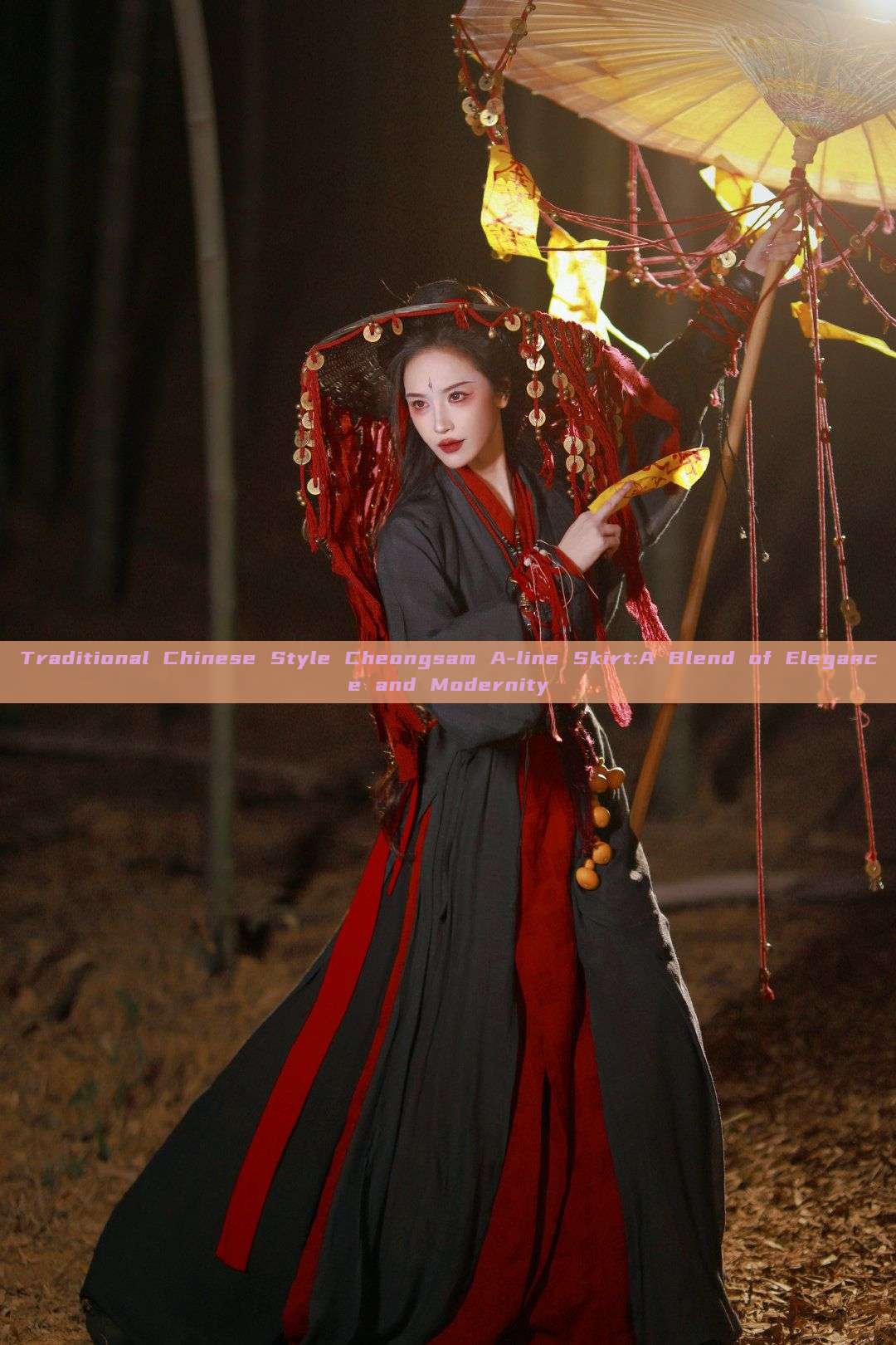 Traditional Chinese Style Cheongsam A-line Skirt:A Blend of Elegance and Modernity Traditional Chinese Style Cheongsam A-line Skirt:A Blend of Elegance and Modernity