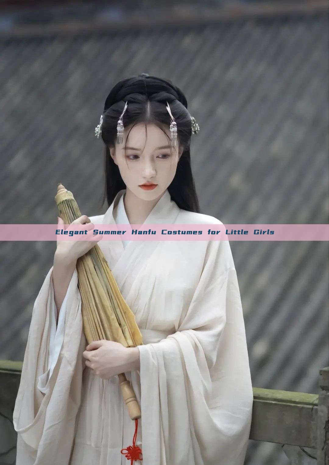 Elegant Summer Hanfu Costumes for Little Girls Elegant Summer Hanfu Costumes for Little Girls