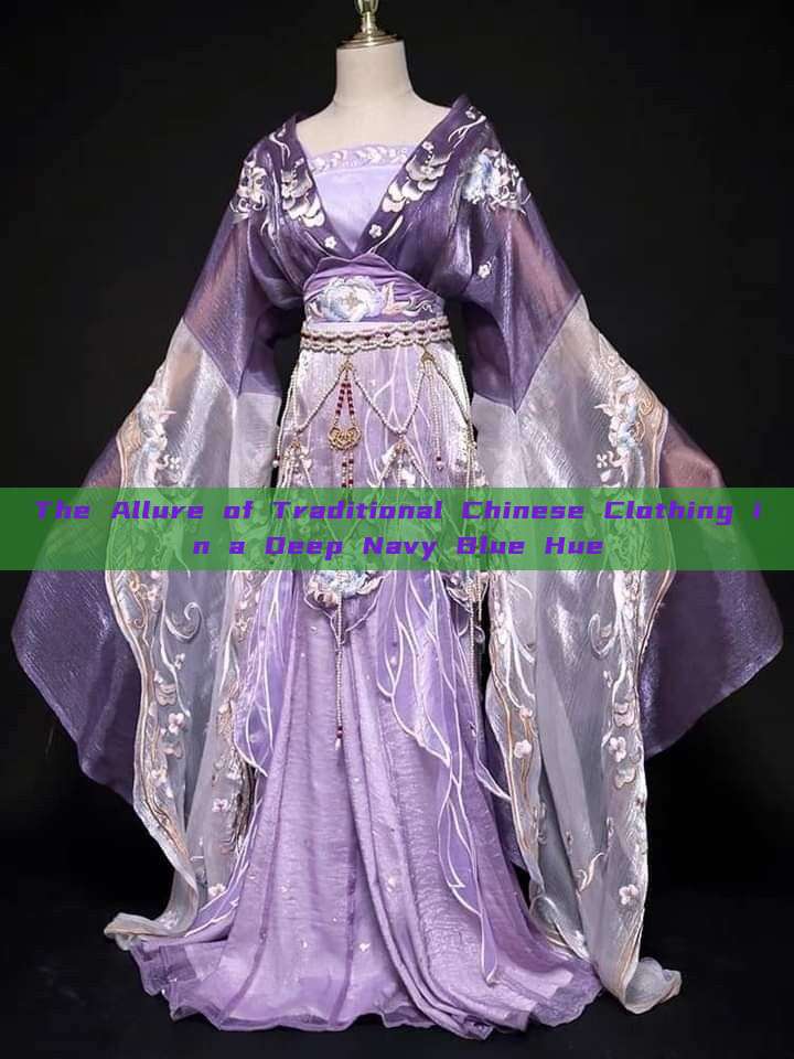 The Allure of Traditional Chinese Clothing in a Deep Navy Blue Hue The Allure of Traditional Chinese Clothing in a Deep Navy Blue Hue