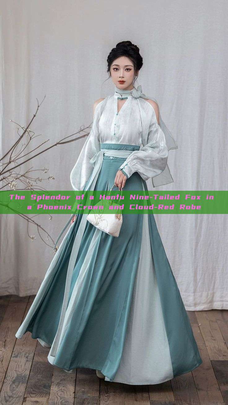 The Splendor of a Hanfu Nine-Tailed Fox in a Phoenix Crown and Cloud-Red Robe The Splendor of a Hanfu Nine-Tailed Fox in a Phoenix Crown and Cloud-Red Robe
