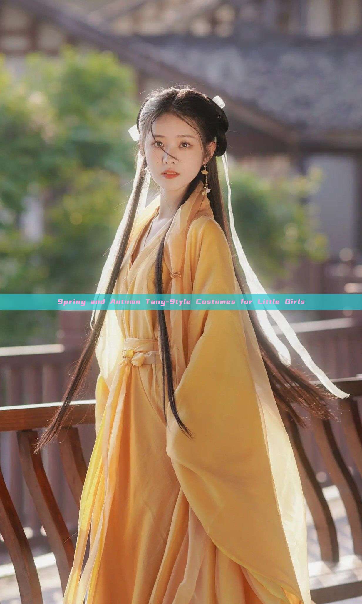 Spring and Autumn Tang-Style Costumes for Little Girls Spring and Autumn Tang-Style Costumes for Little Girls