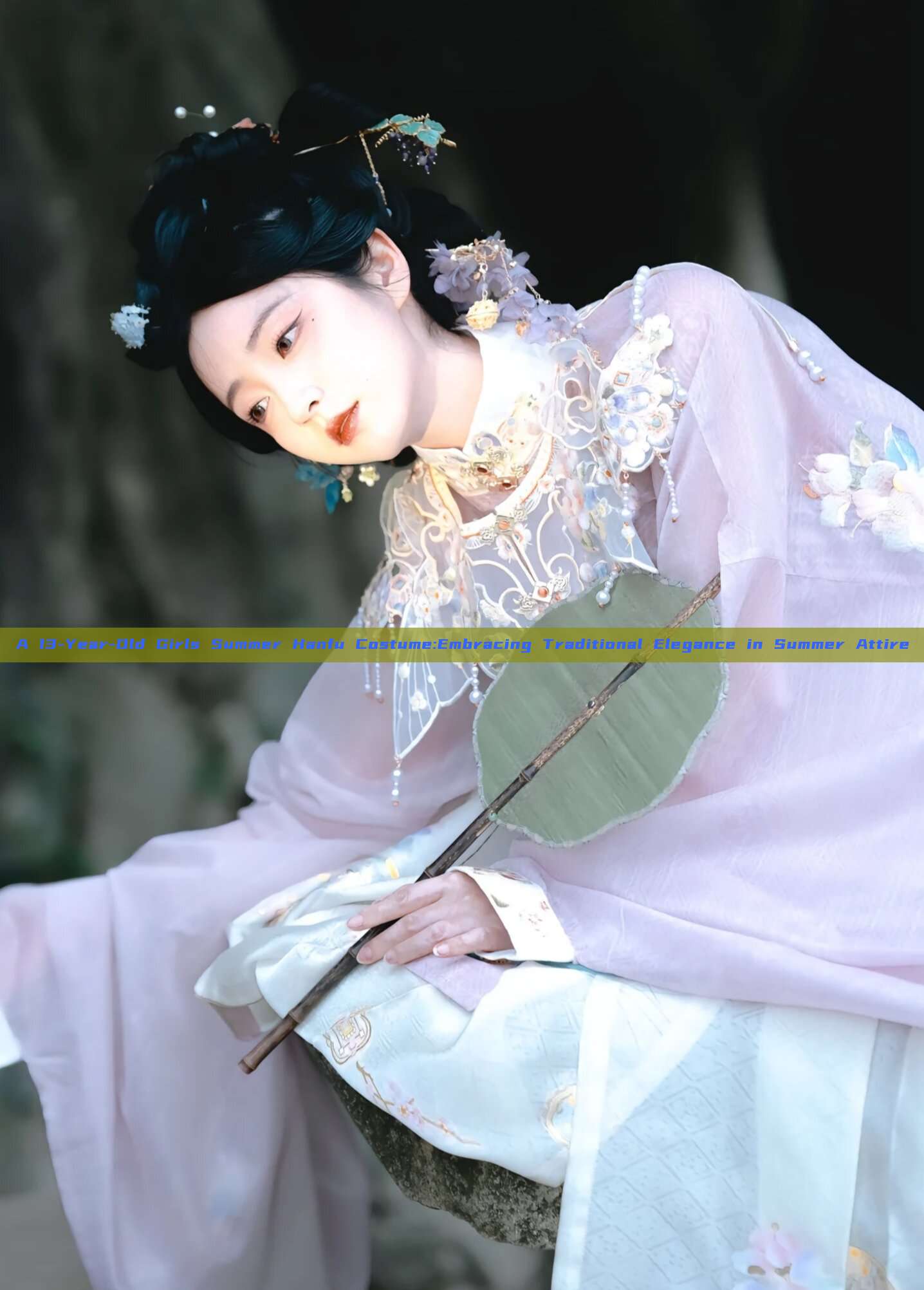 A 13-Year-Old Girls Summer Hanfu Costume:Embracing Traditional Elegance in Summer Attire A 13-Year-Old Girls Summer Hanfu Costume:Embracing Traditional Elegance in Summer Attire