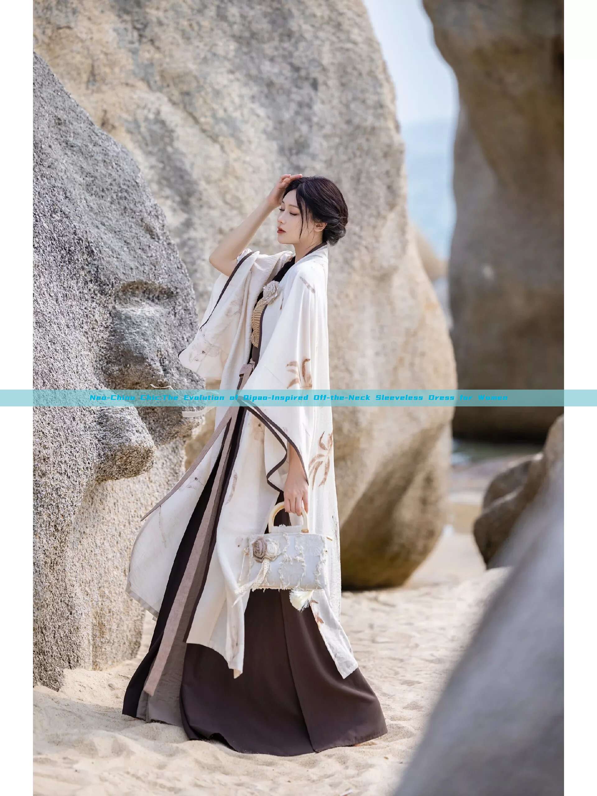 Neo-Chino Chic:The Evolution of Qipao-Inspired Off-the-Neck Sleeveless Dress for Women Neo-Chino Chic:The Evolution of Qipao-Inspired Off-the-Neck Sleeveless Dress for Women