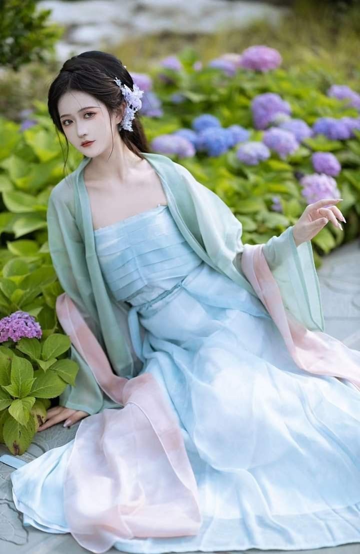 Summer Girls Hanfu Fashion:Short-sleeved Hanfu for Young Girls Summer Girls Hanfu Fashion:Short-sleeved Hanfu for Young Girls