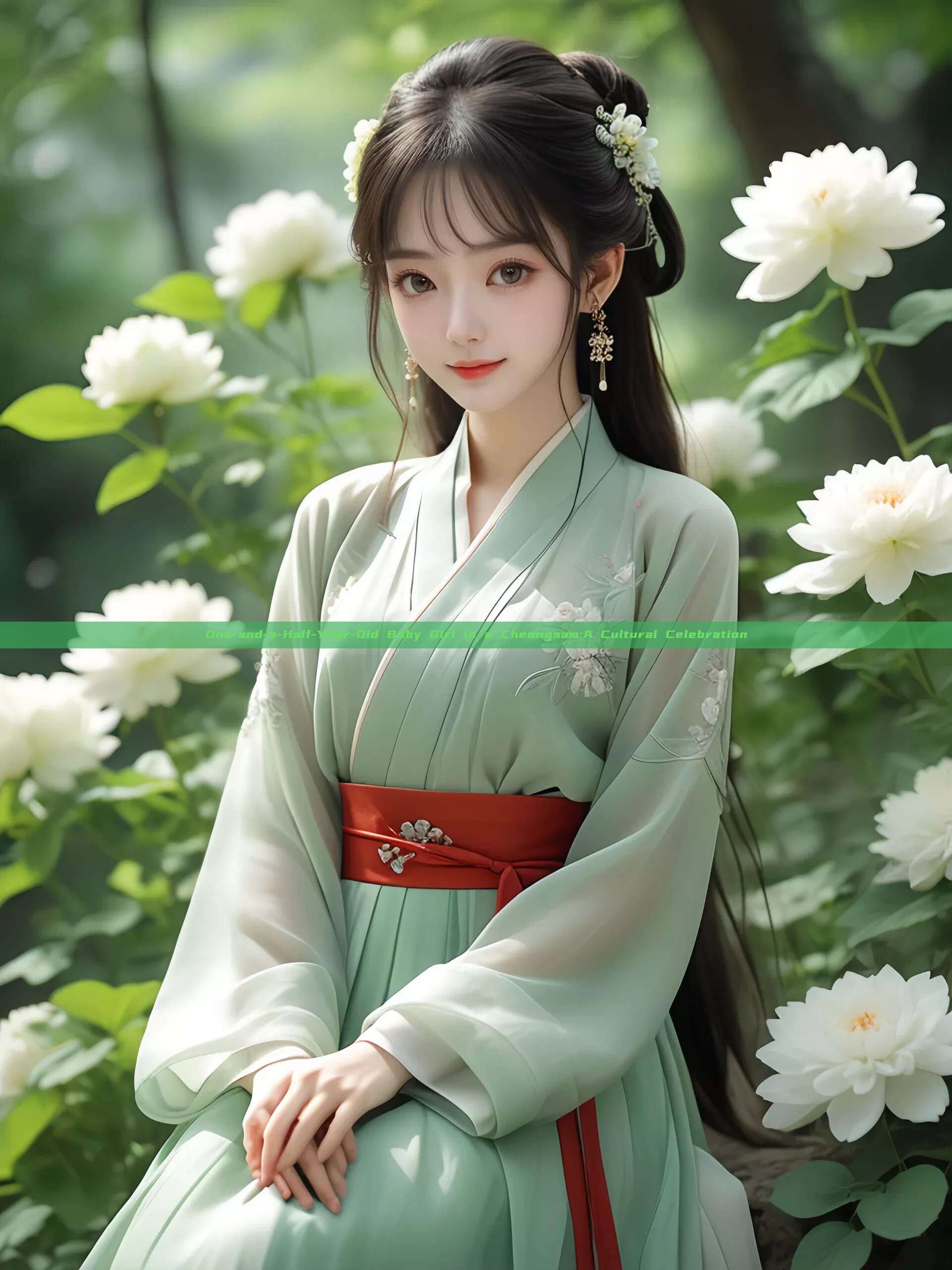One-and-a-Half-Year-Old Baby Girl in a Cheongsam:A Cultural Celebration One-and-a-Half-Year-Old Baby Girl in a Cheongsam:A Cultural Celebration