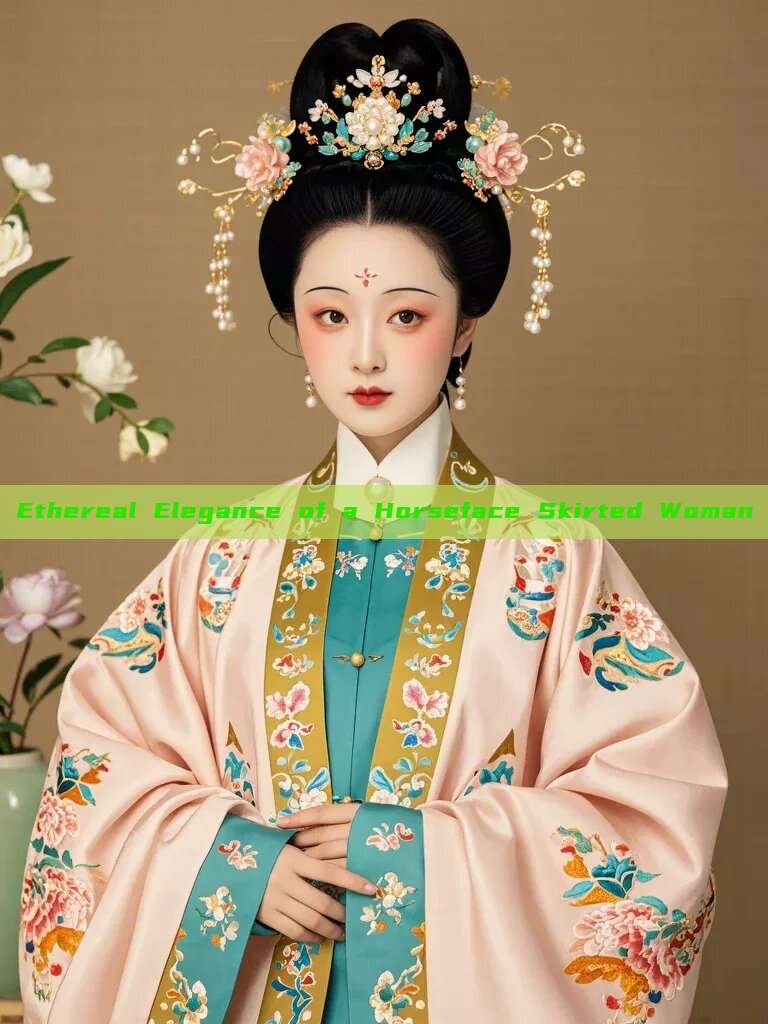 Ethereal Elegance of a Horseface Skirted Woman