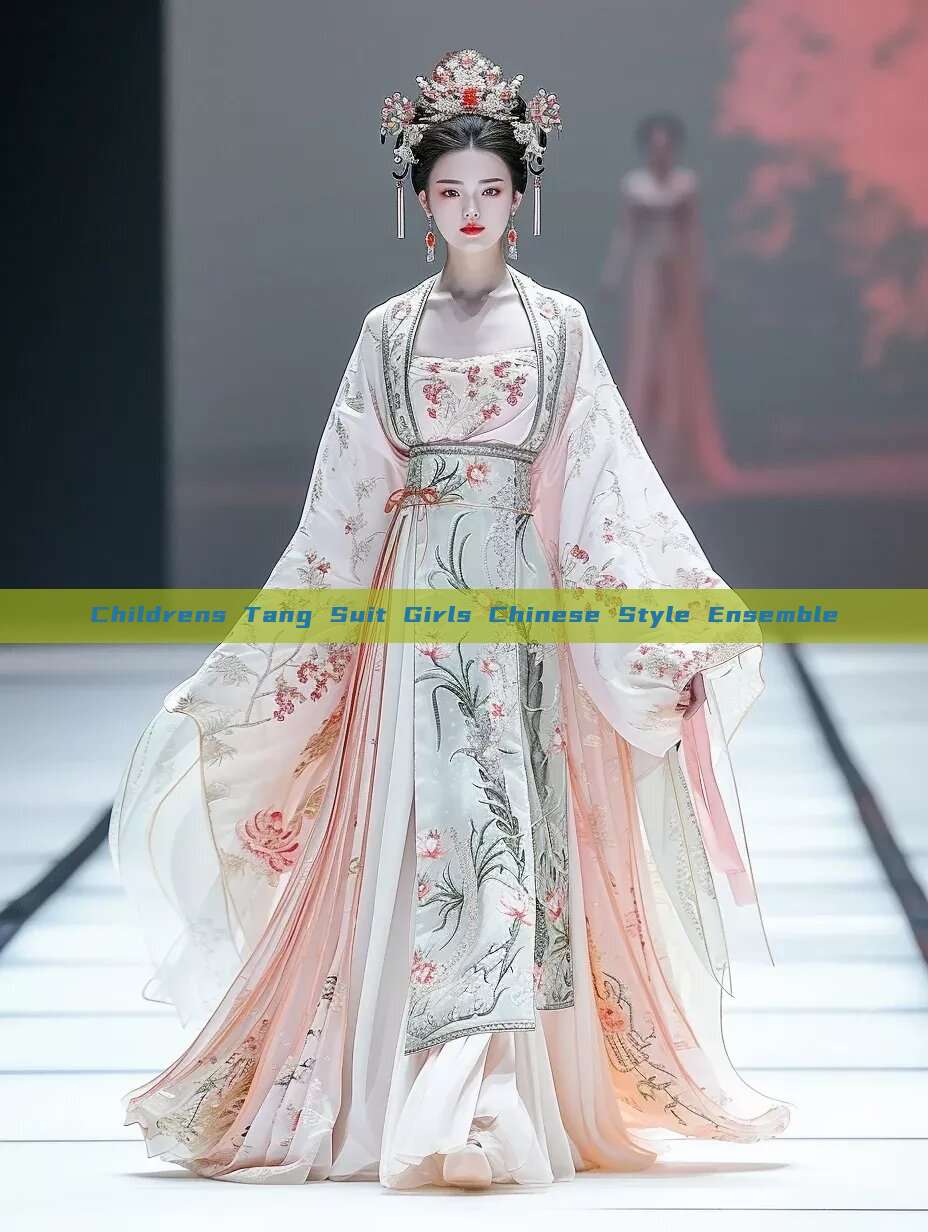 Childrens Tang Suit Girls Chinese Style Ensemble