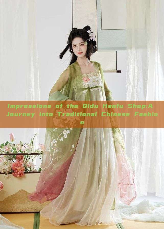 Impressions of the Qidu Hanfu Shop:A Journey into Traditional Chinese Fashion