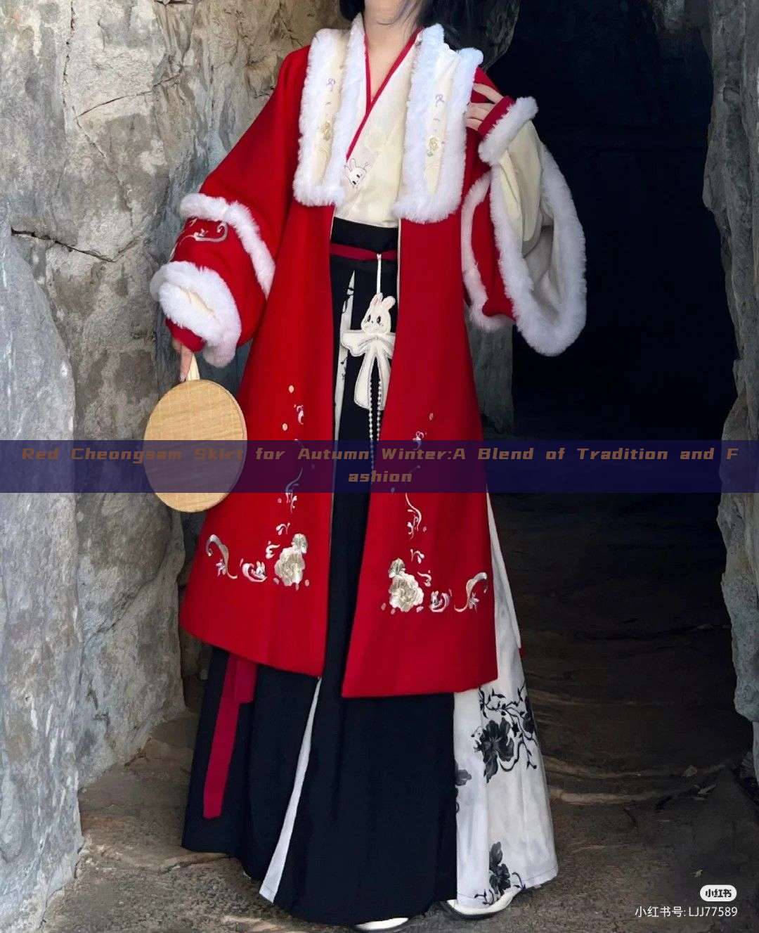 Red Cheongsam Skirt for Autumn Winter:A Blend of Tradition and Fashion