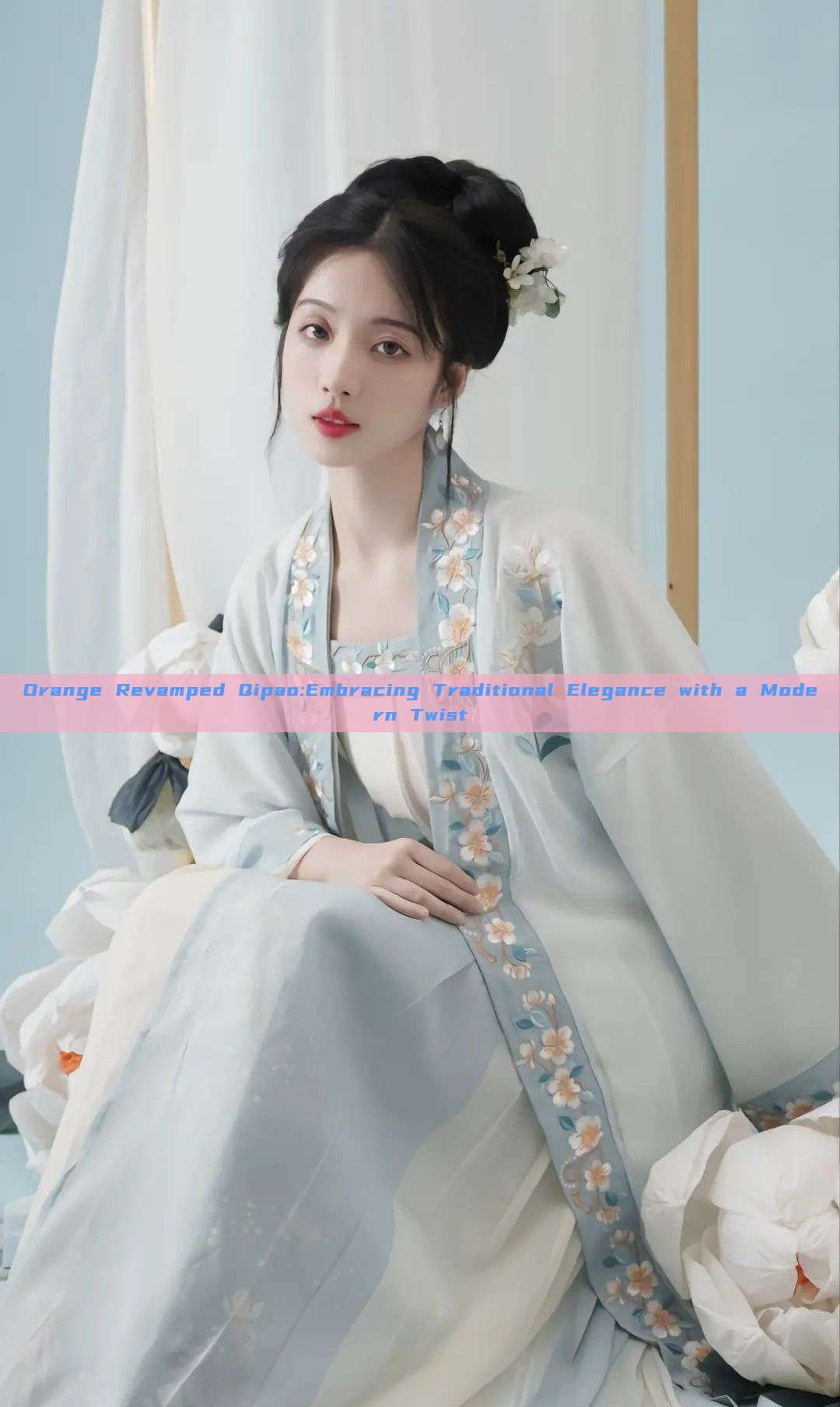 Orange Revamped Qipao:Embracing Traditional Elegance with a Modern Twist Orange Revamped Qipao:Embracing Traditional Elegance with a Modern Twist