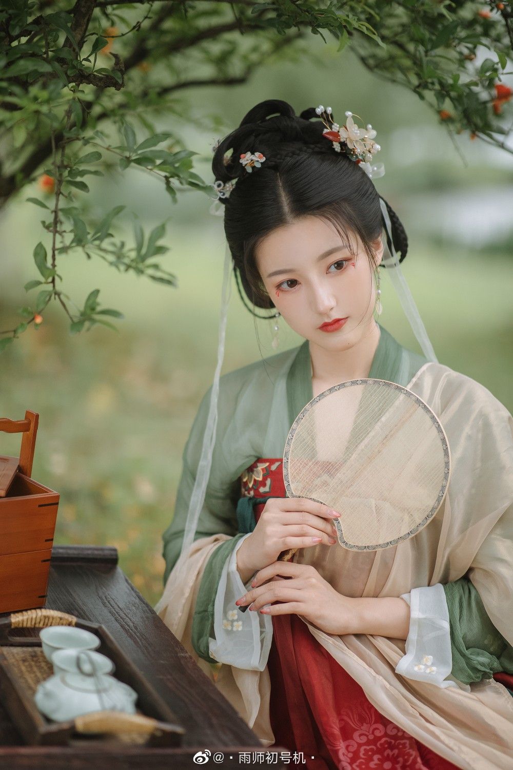 Girls Hanfu Spring and Autumn Styles with Long Sleeves Girls Hanfu Spring and Autumn Styles with Long Sleeves