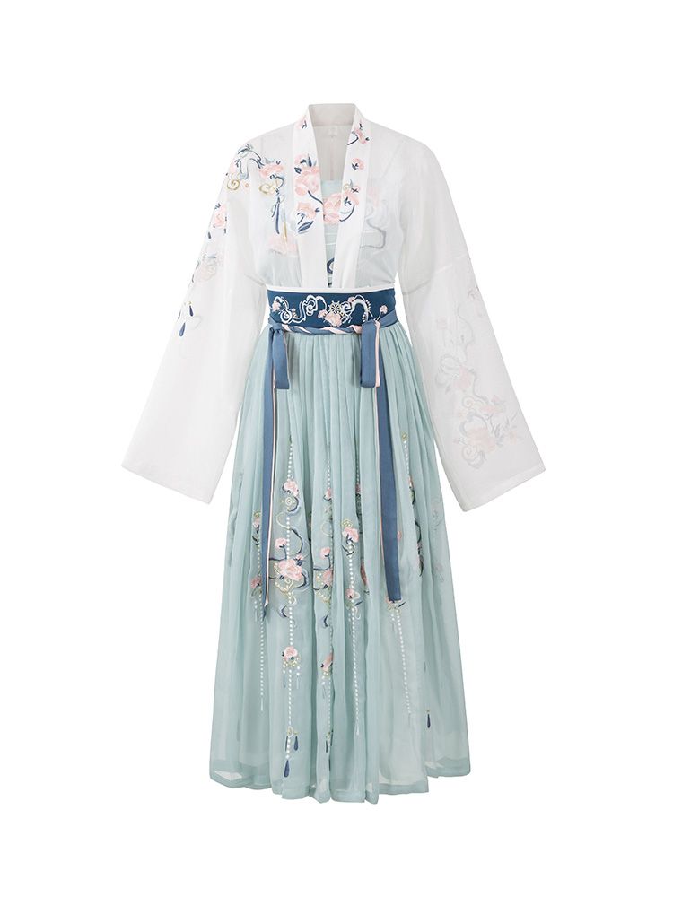 Exploring the Elegance of New Chinese-Style Short-Sleeve Tops paired with Horseface Skirts Exploring the Elegance of New Chinese-Style Short-Sleeve Tops paired with Horseface Skirts
