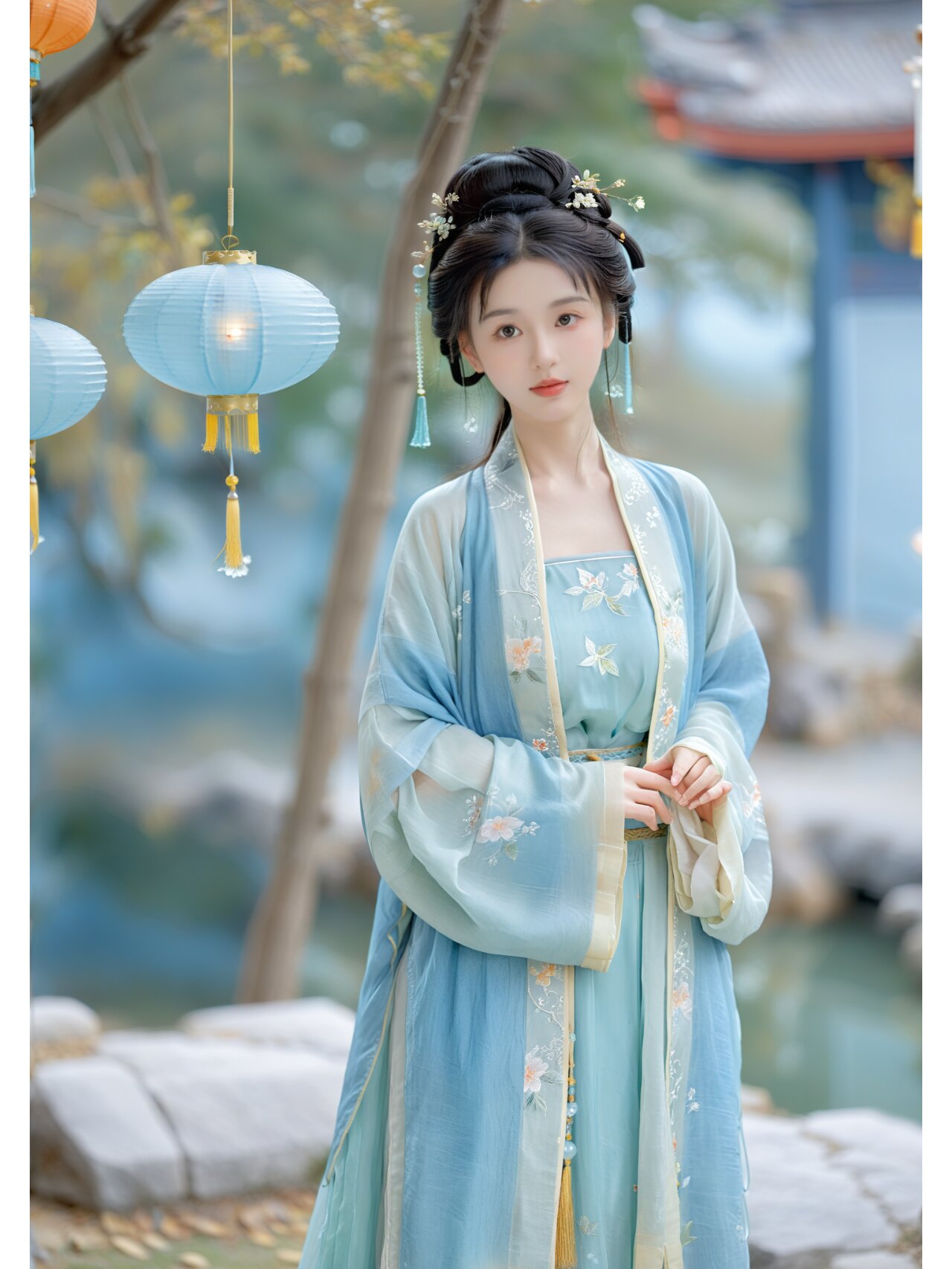 A Complete Set of Traditional Chinese Hanfu Accessories A Complete Set of Traditional Chinese Hanfu Accessories