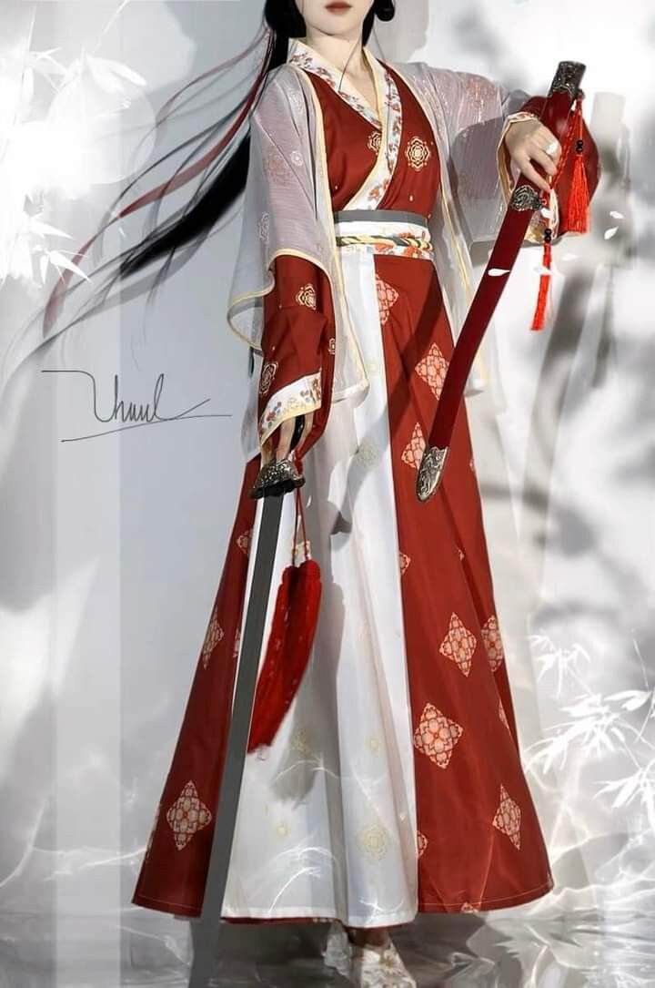 The Student in Traditional Tang-Style Summer Hanfu for Women The Student in Traditional Tang-Style Summer Hanfu for Women