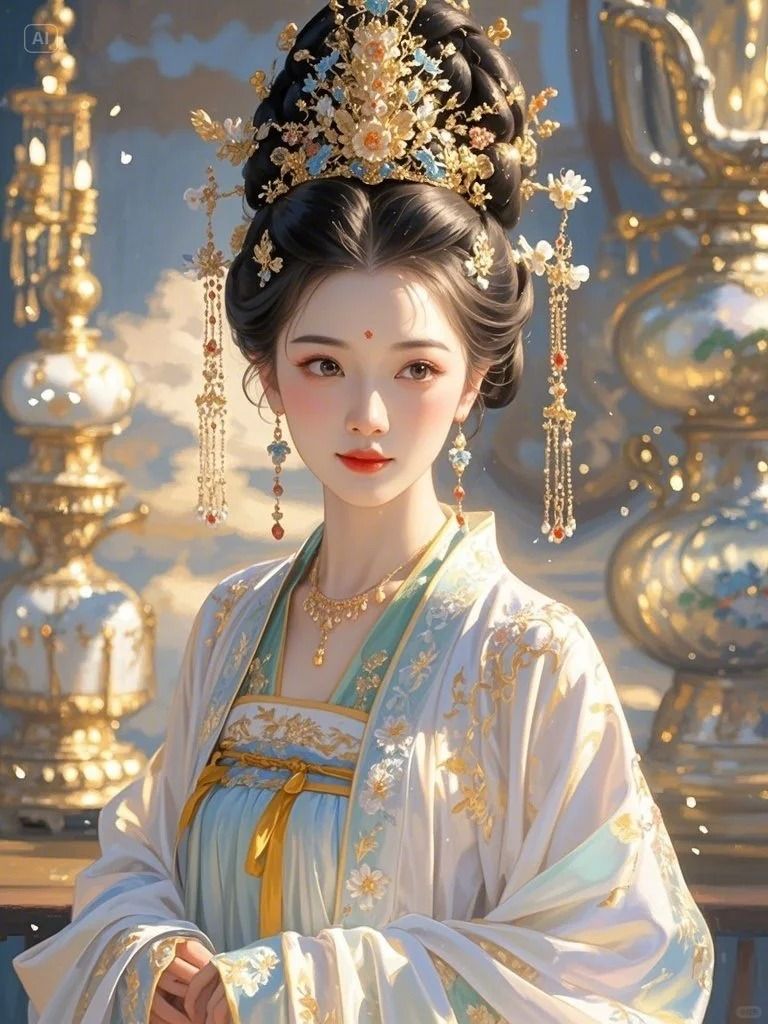 Ethereal Beauty in Ancient Hanfu:Womens Traditional Chinese Attire Ethereal Beauty in Ancient Hanfu:Womens Traditional Chinese Attire