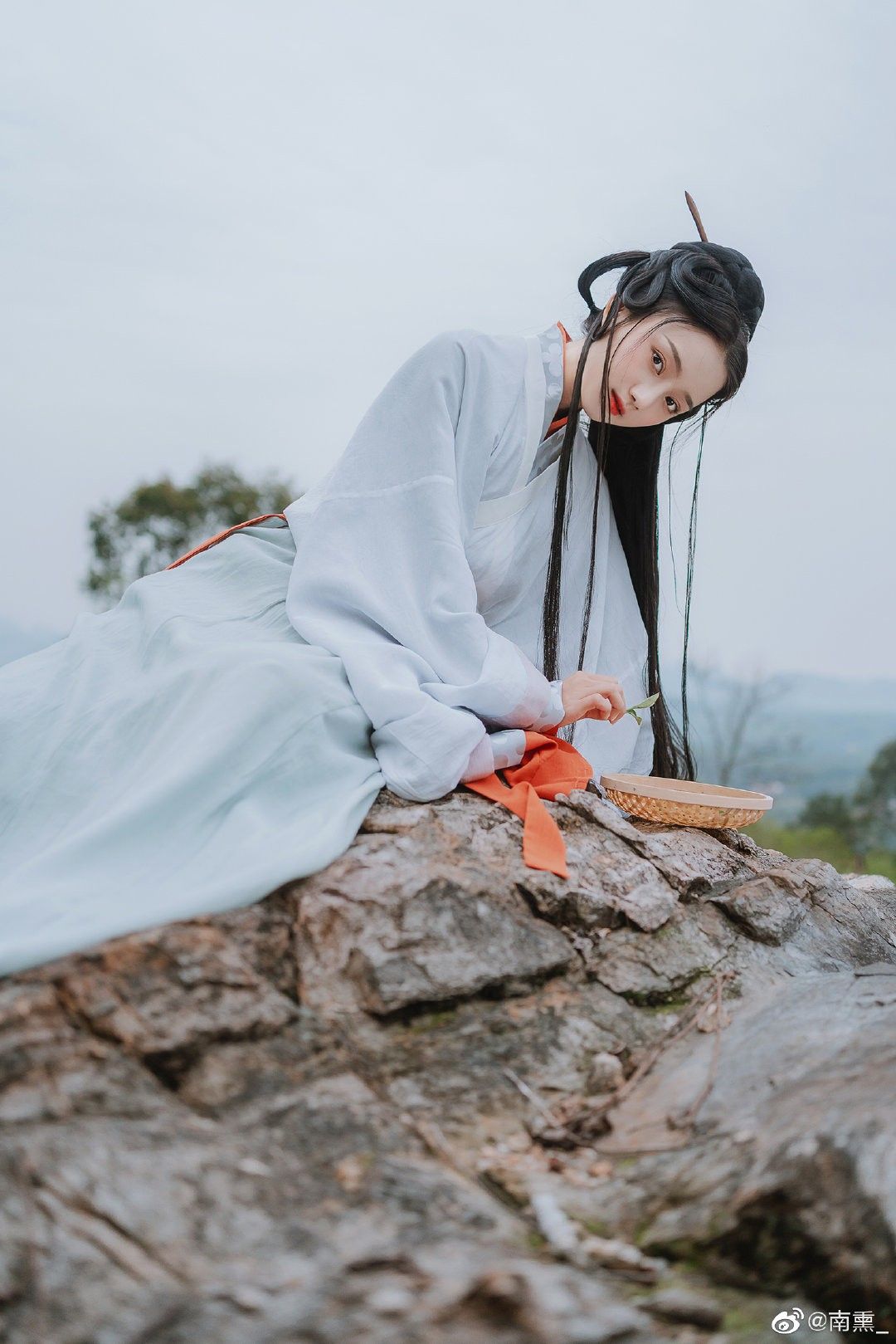 Children in Traditional Hanfu for the Chinese New Year Celebration