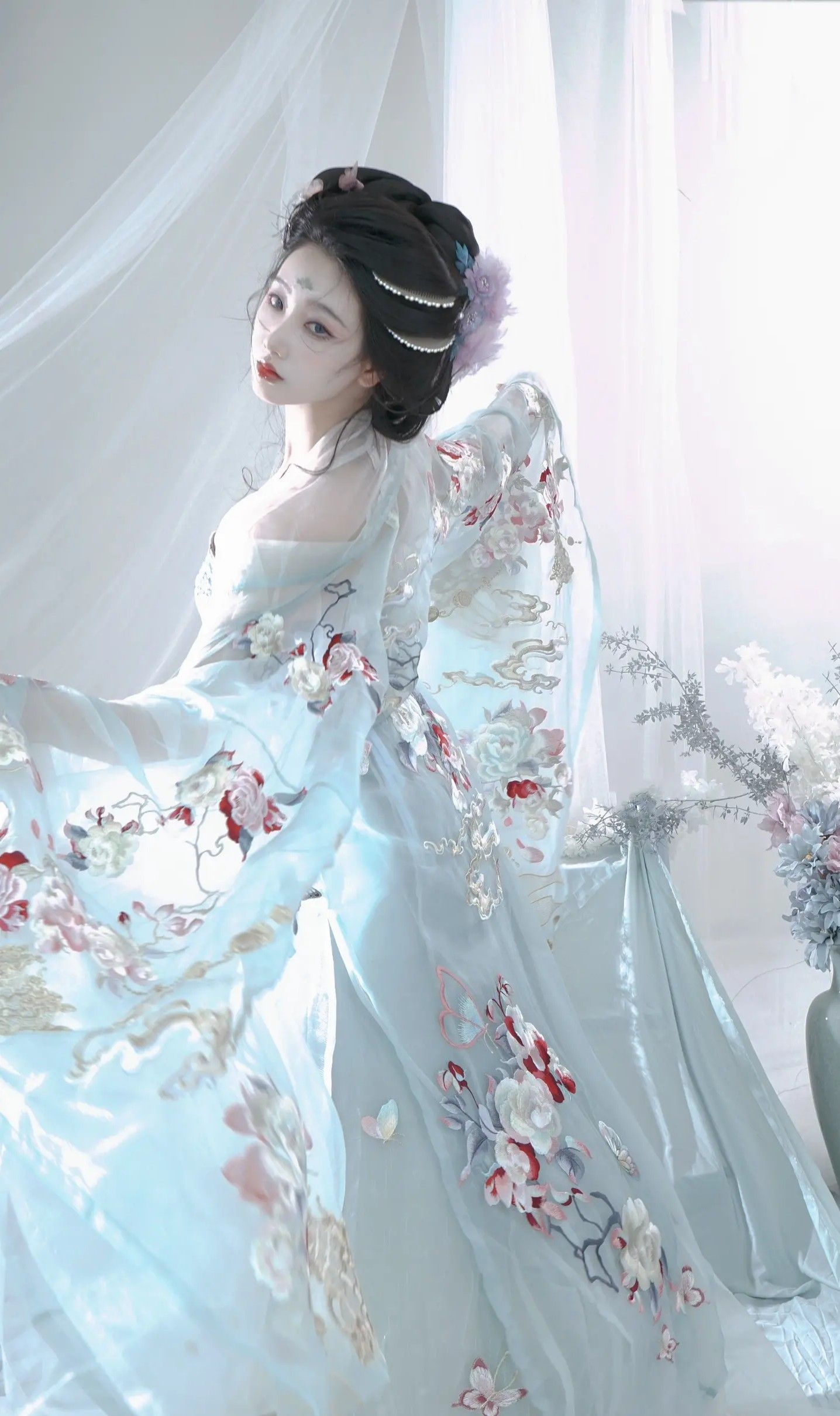 Traditional Chinese-style Cotton-麻 Blend Tang Costume for Women in Wellness Center Workwear Traditional Chinese-style Cotton-麻 Blend Tang Costume for Women in Wellness Center Workwear