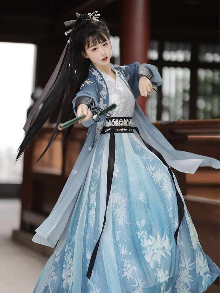 Womens Traditional Hanfu Clothing:The Elegance of Standing Collars in a Hanfu Blouse Womens Traditional Hanfu Clothing:The Elegance of Standing Collars in a Hanfu Blouse