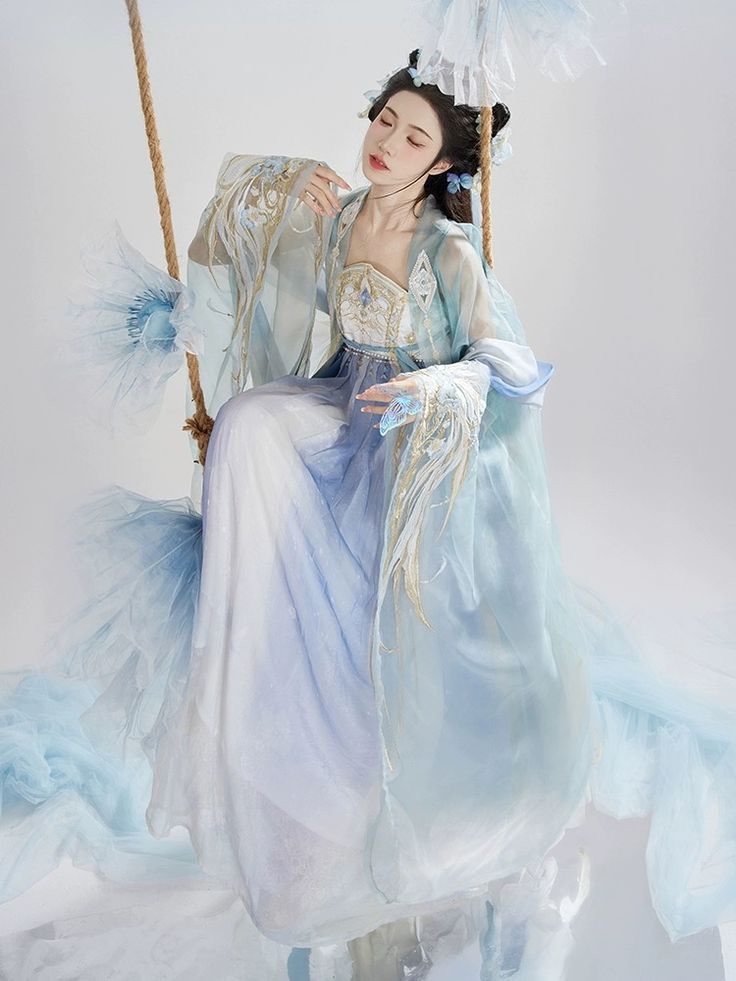 Blue Hanfu Childrens Clothes:A Blend of Tradition and Modernity Blue Hanfu Childrens Clothes:A Blend of Tradition and Modernity