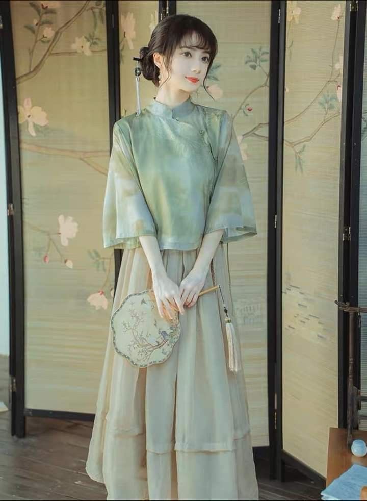 Traditional Chinese Style Jacket to Match the Horseface Skirt Traditional Chinese Style Jacket to Match the Horseface Skirt