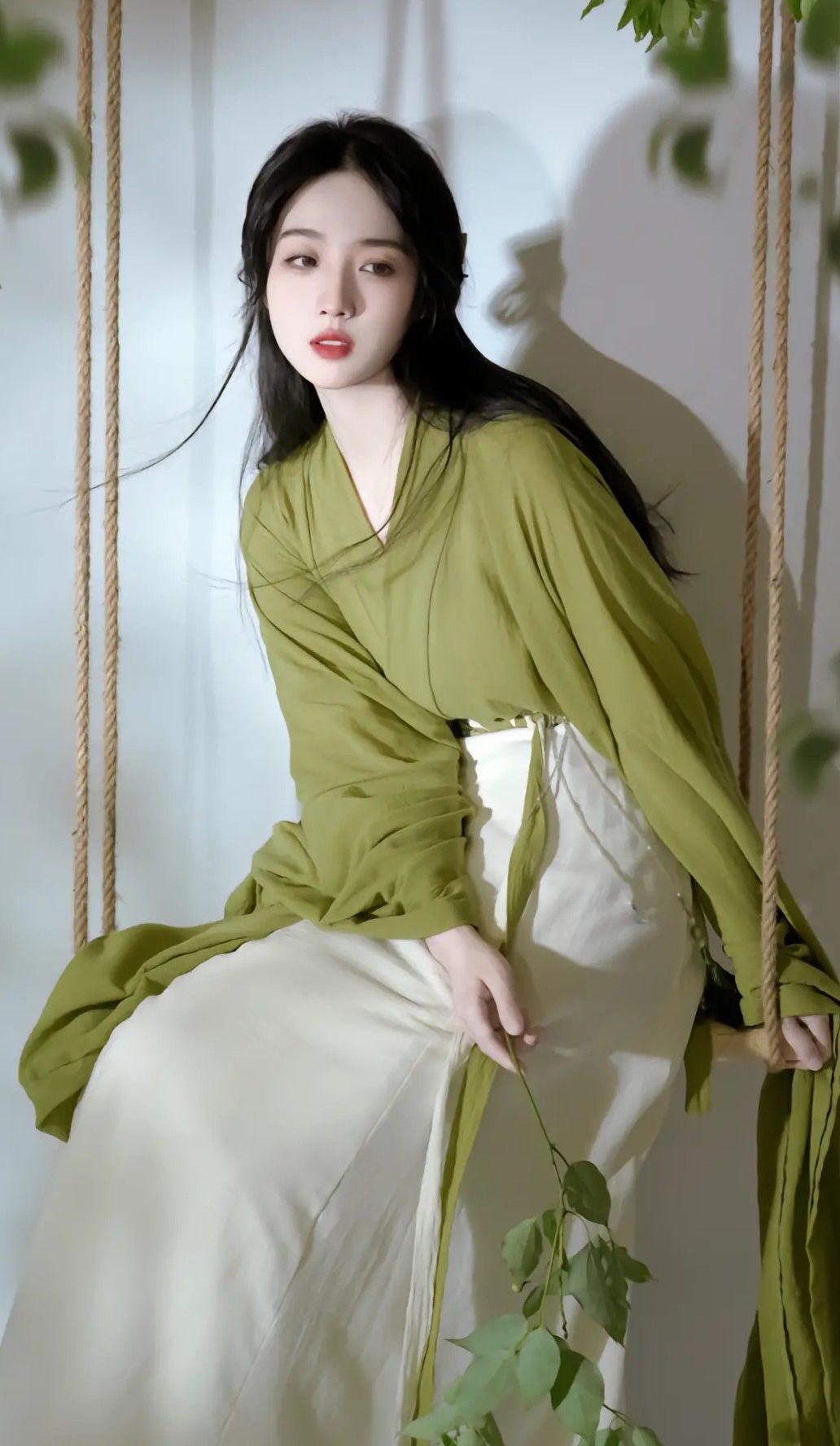 New Chinese Style Light Traditional Vogue Set:Two-Piece Cheongsam Ensemble New Chinese Style Light Traditional Vogue Set:Two-Piece Cheongsam Ensemble