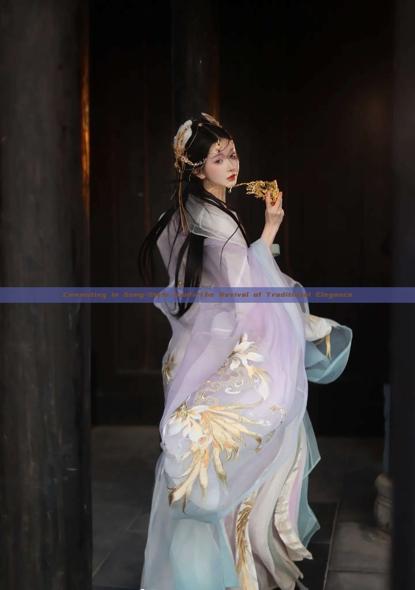 Commuting in Song-Style Hanfu:The Revival of Traditional Elegance