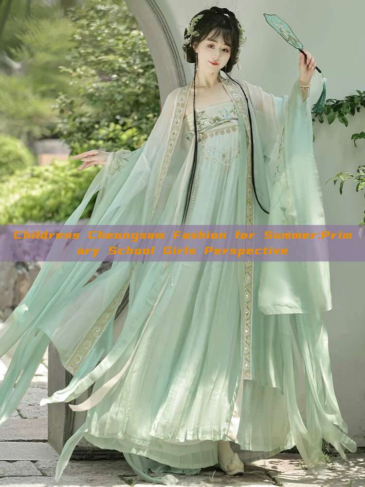 Childrens Cheongsam Fashion for Summer:Primary School Girls Perspective Childrens Cheongsam Fashion for Summer:Primary School Girls Perspective