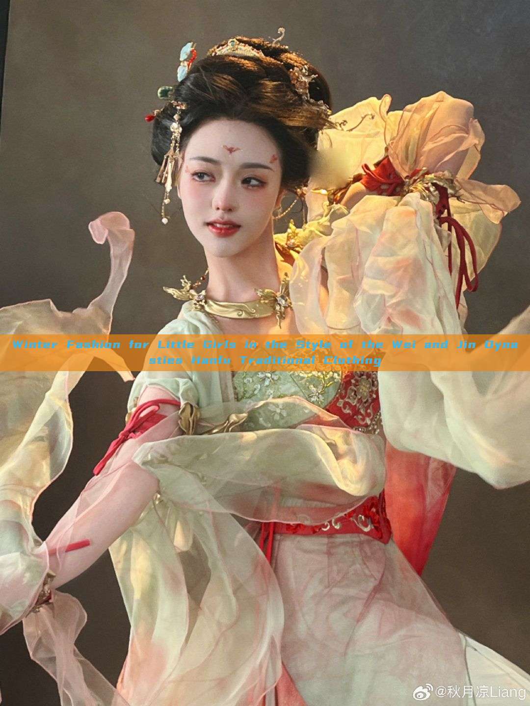 Winter Fashion for Little Girls in the Style of the Wei and Jin Dynasties Hanfu Traditional Clothing Winter Fashion for Little Girls in the Style of the Wei and Jin Dynasties Hanfu Traditional Clothing