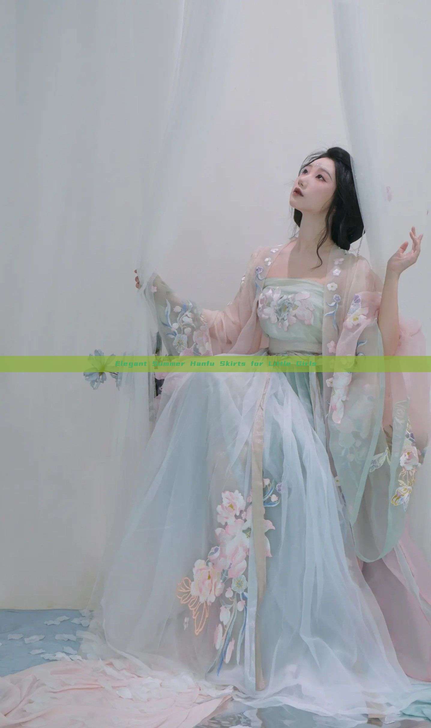 Elegant Summer Hanfu Skirts for Little Girls Elegant Summer Hanfu Skirts for Little Girls