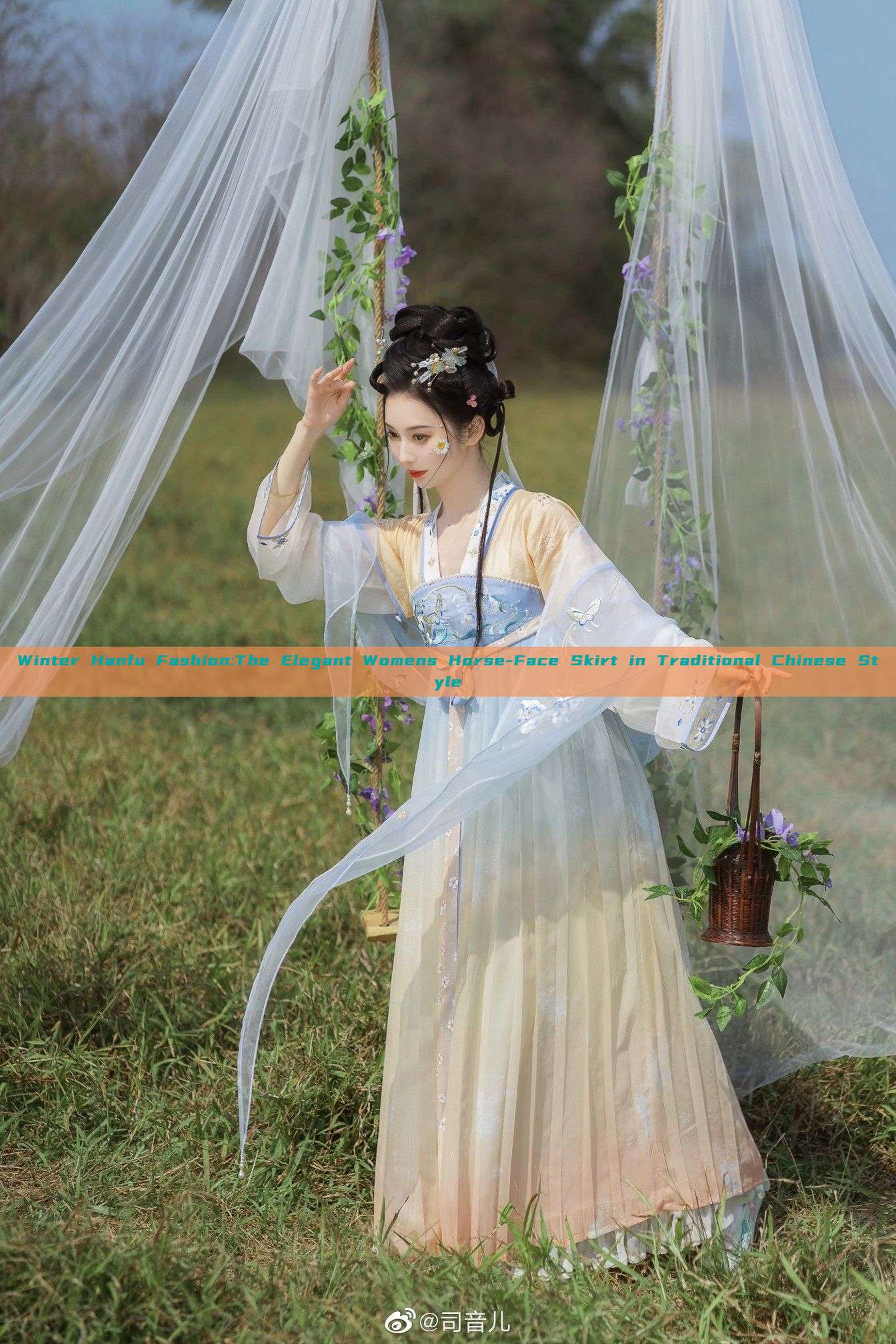 Winter Hanfu Fashion:The Elegant Womens Horse-Face Skirt in Traditional Chinese Style Winter Hanfu Fashion:The Elegant Womens Horse-Face Skirt in Traditional Chinese Style